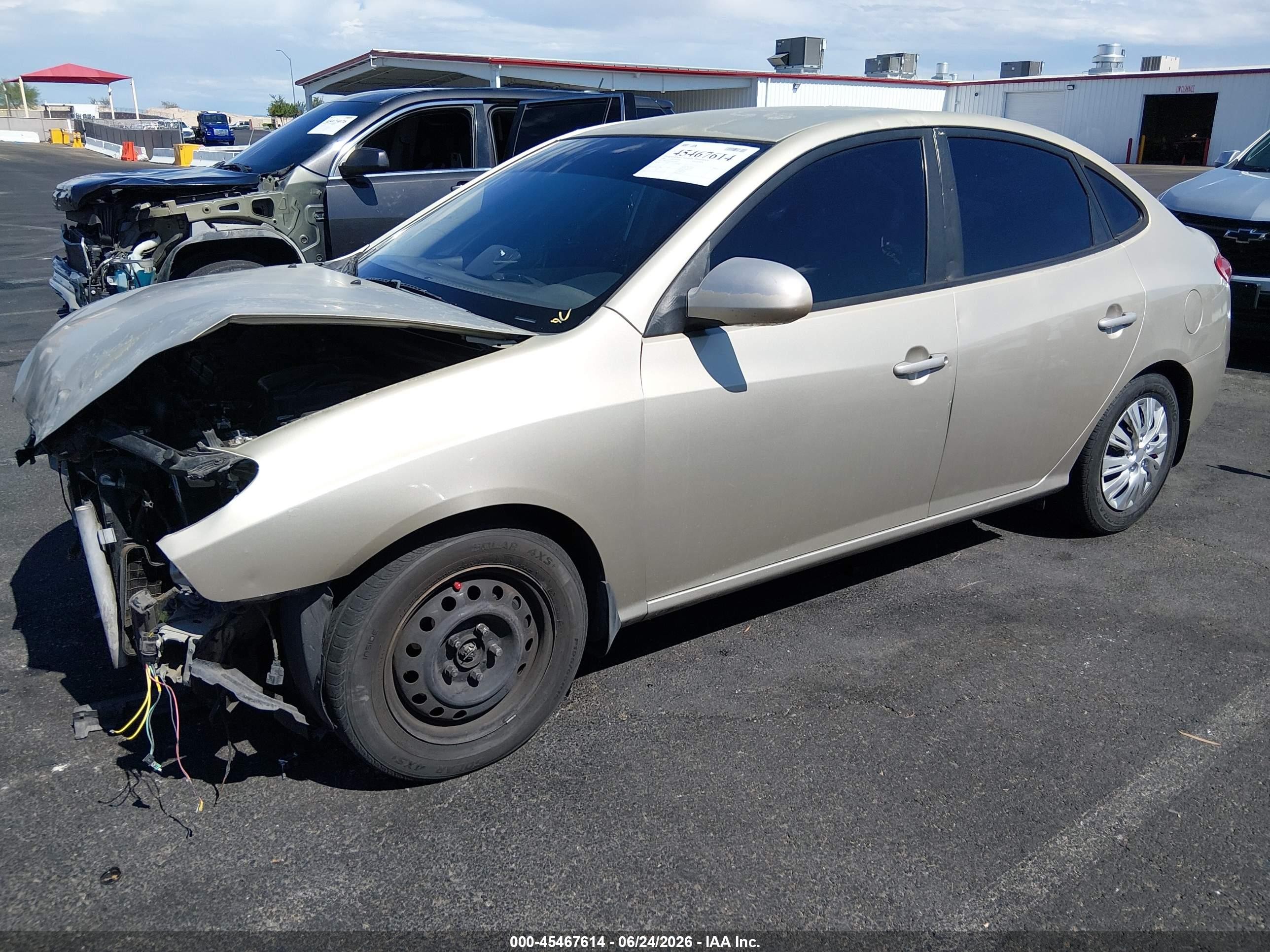 2008 Hyundai Elantra Gls/se Tan vin: KMHDU46D18U336411