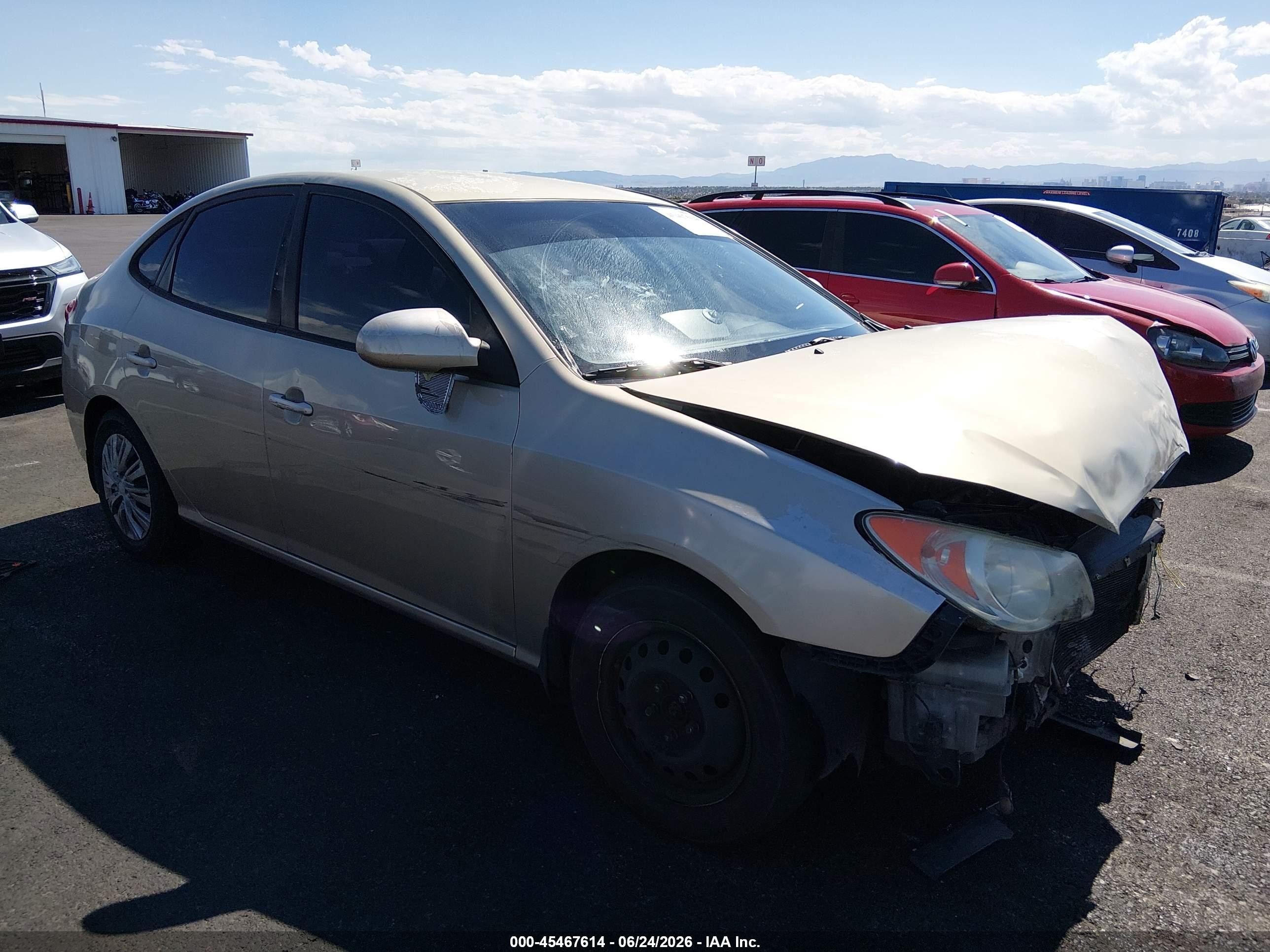 2008 Hyundai Elantra Gls/se Tan vin: KMHDU46D18U336411