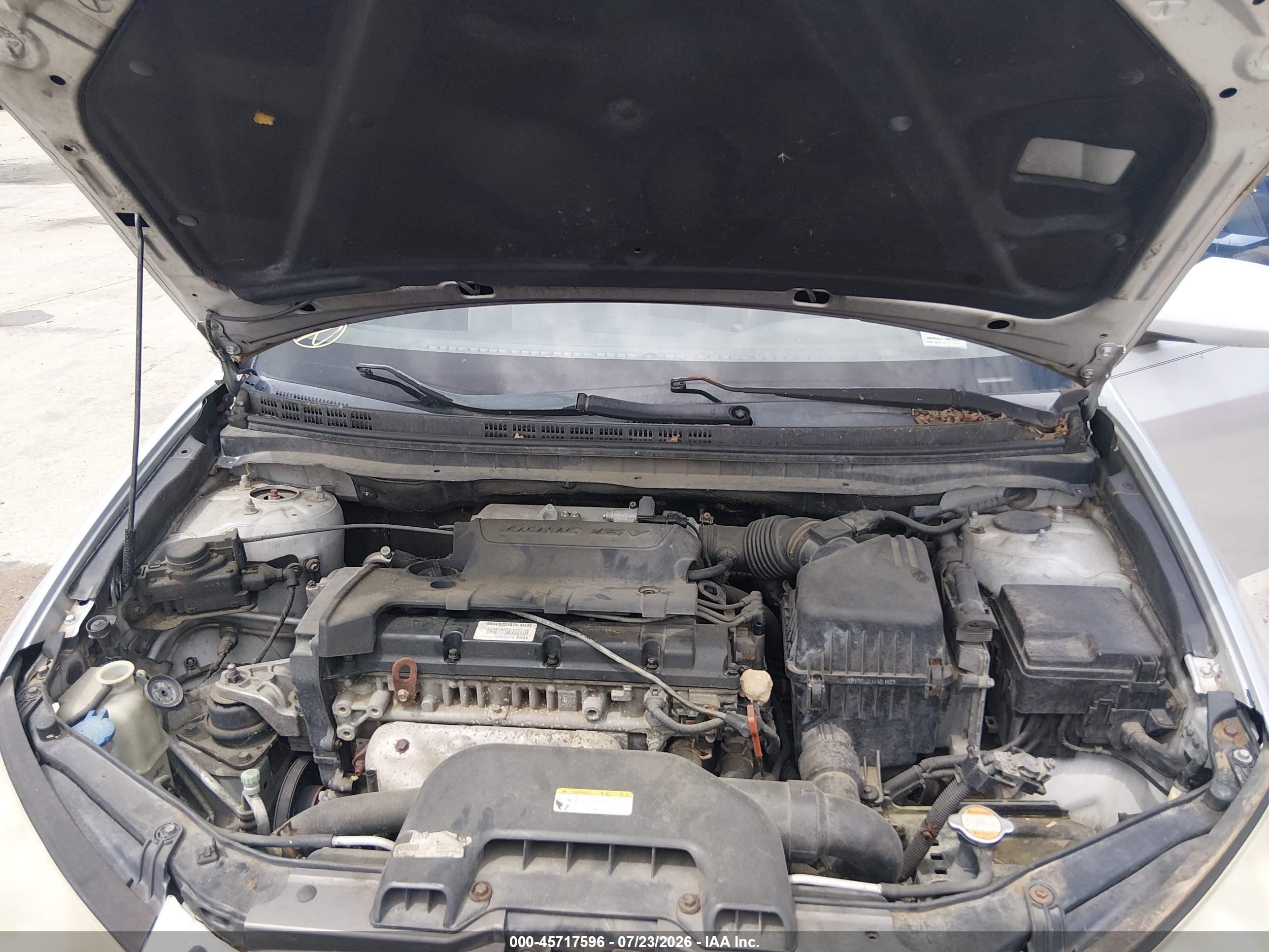 2008 Hyundai Elantra Gls/se Gray vin: KMHDU46D18U405954