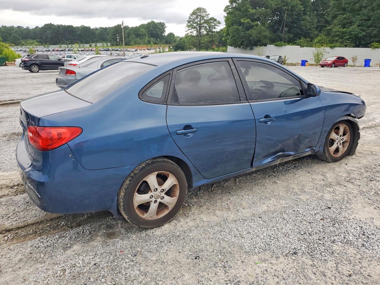 2008 Hyundai Elantra Gls Blue vin: KMHDU46D18U482744
