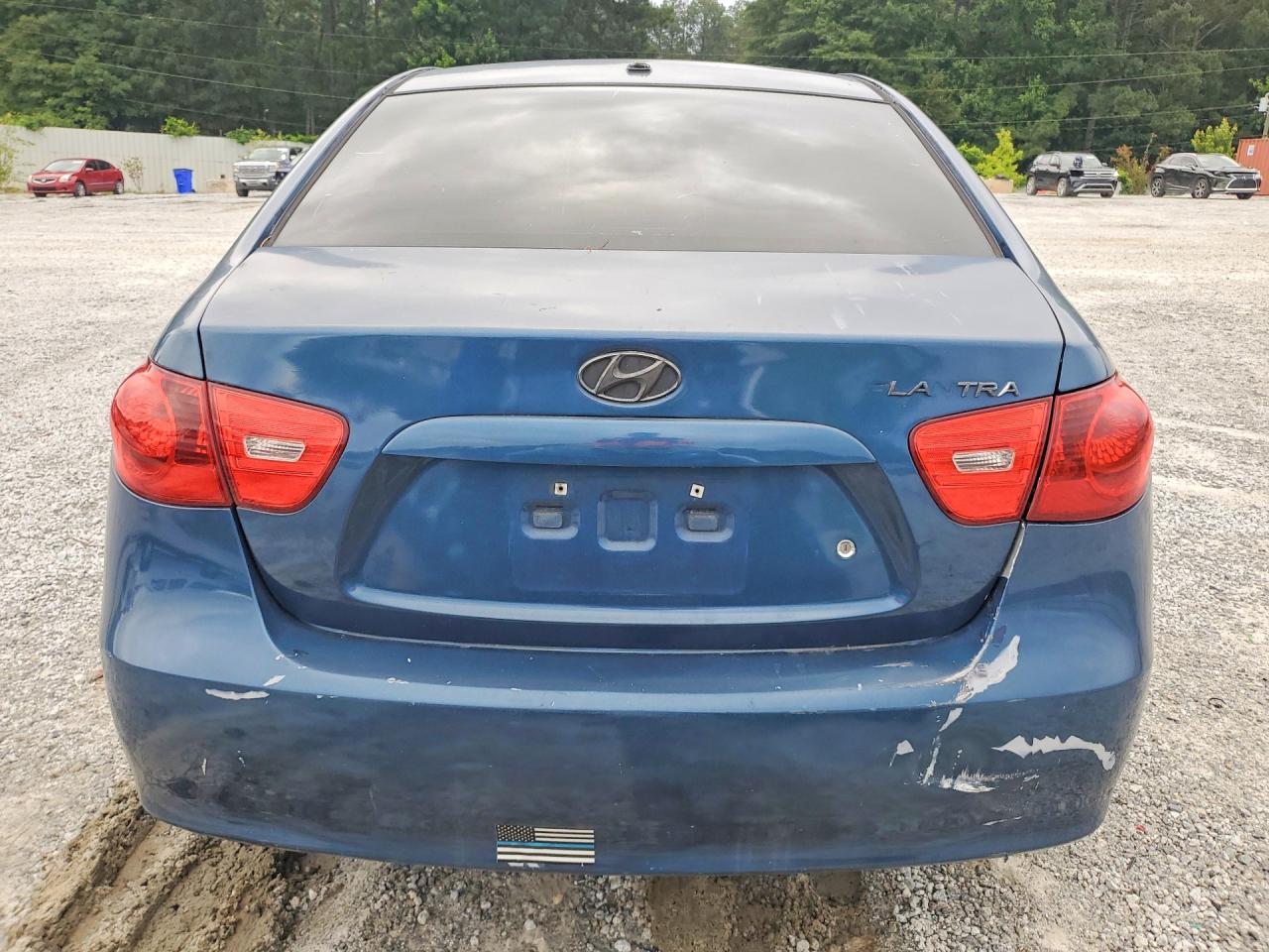2008 Hyundai Elantra Gls Blue vin: KMHDU46D18U482744