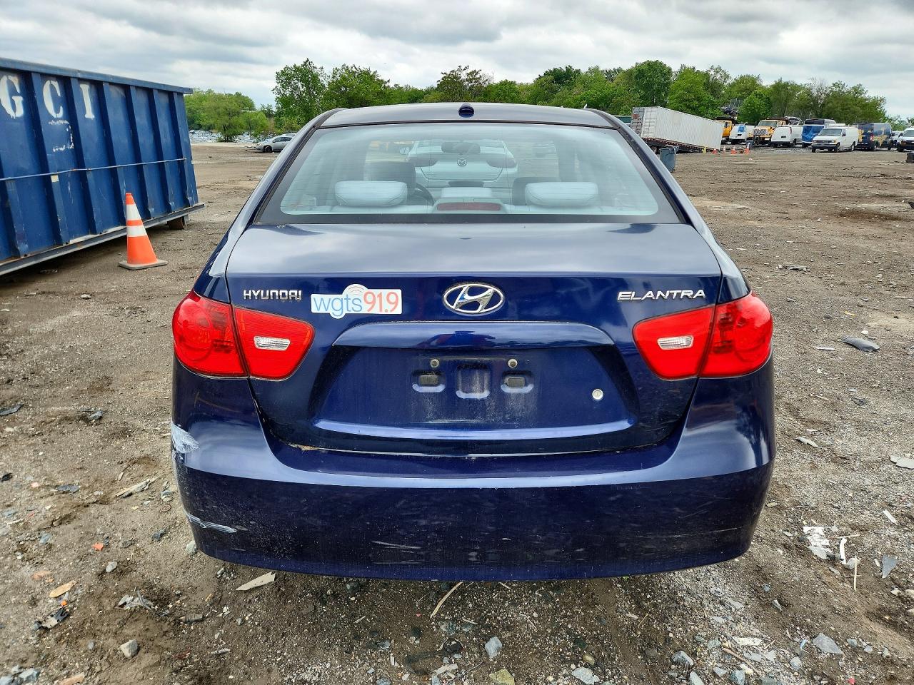2008 Hyundai Elantra Gls Blue vin: KMHDU46D18U491038