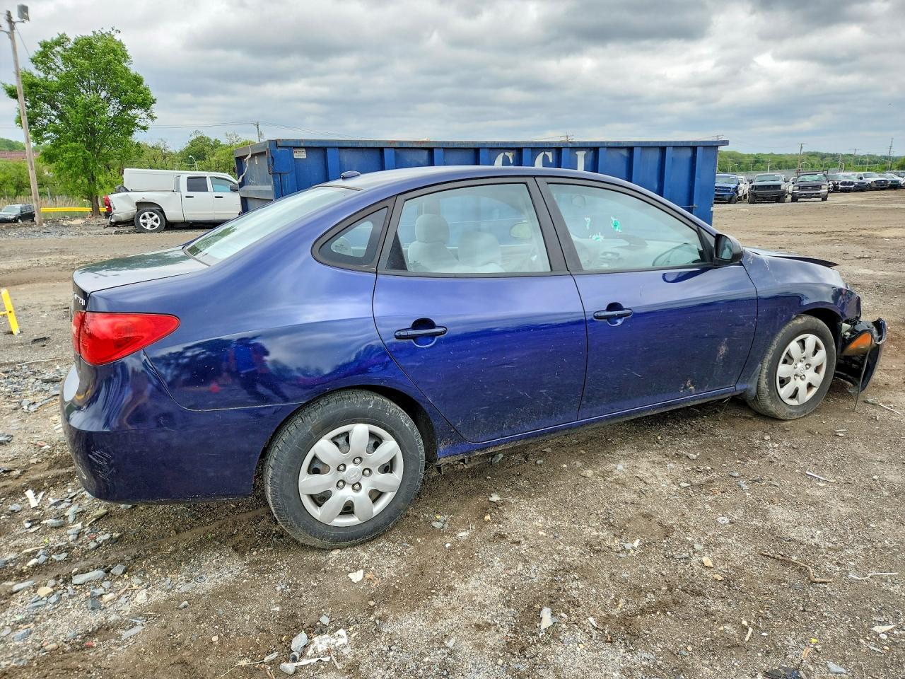 2008 Hyundai Elantra Gls Blue vin: KMHDU46D18U491038