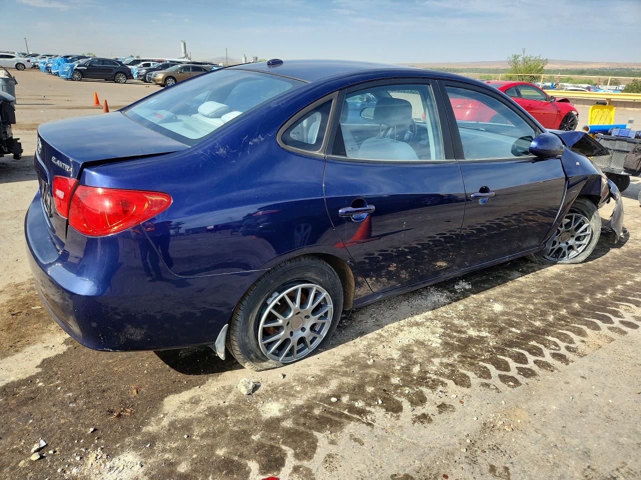 2008 Hyundai Elantra Gls Blue vin: KMHDU46D18U491671