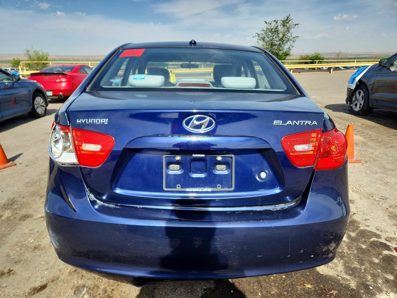 2008 Hyundai Elantra Gls Blue vin: KMHDU46D18U491671