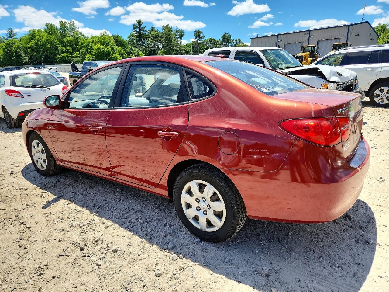 2008 Hyundai Elantra Gls Red vin: KMHDU46D18U513894