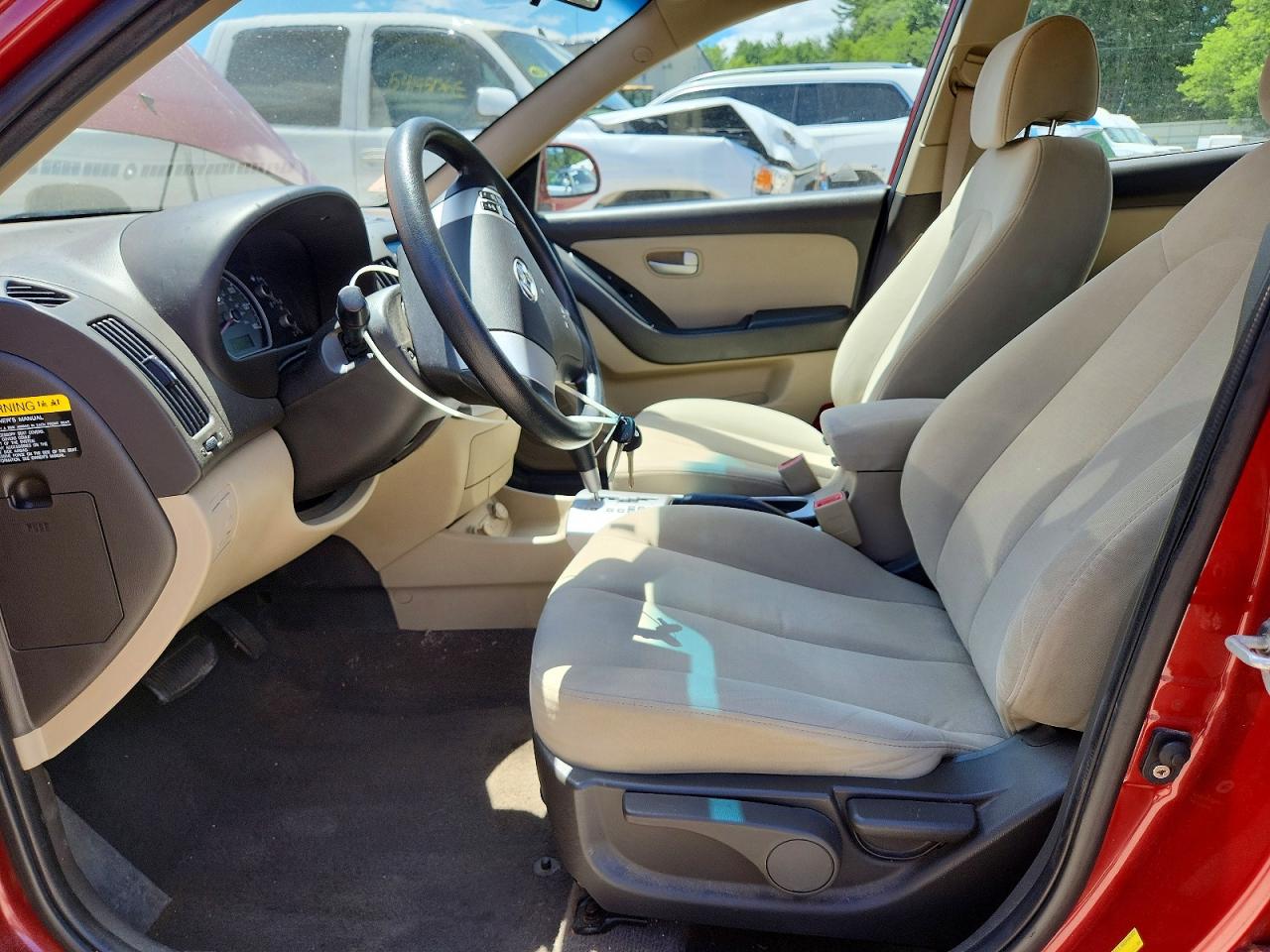 2008 Hyundai Elantra Gls Red vin: KMHDU46D18U513894