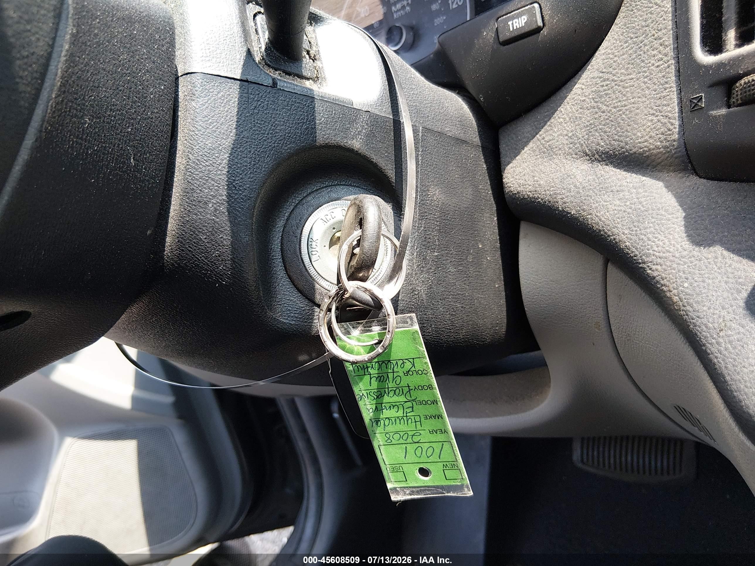 2008 Hyundai Elantra Gls/se Gray vin: KMHDU46D18U519856