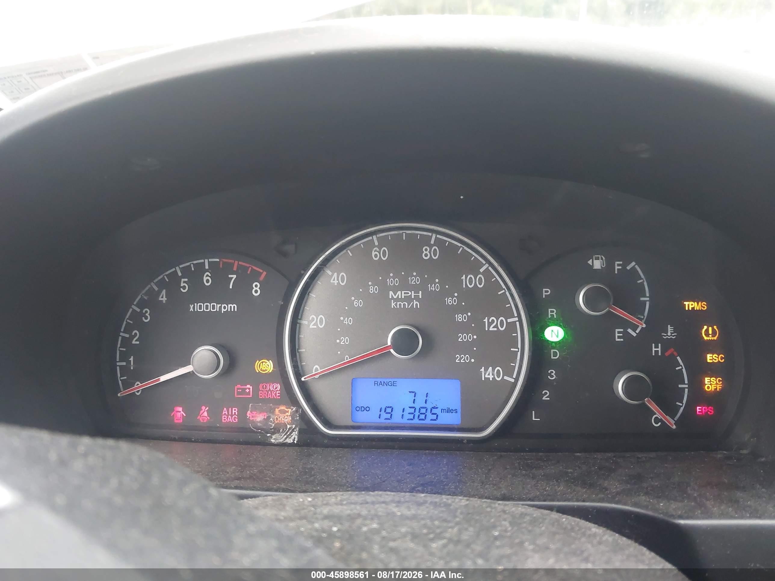 2008 Hyundai Elantra Gls/se Gray vin: KMHDU46D18U521137