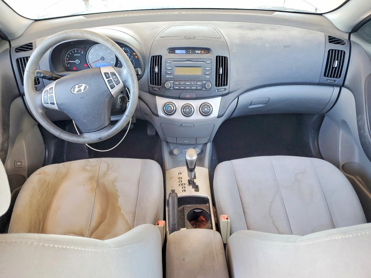 2008 Hyundai Elantra Gls Silver vin: KMHDU46D18U550475