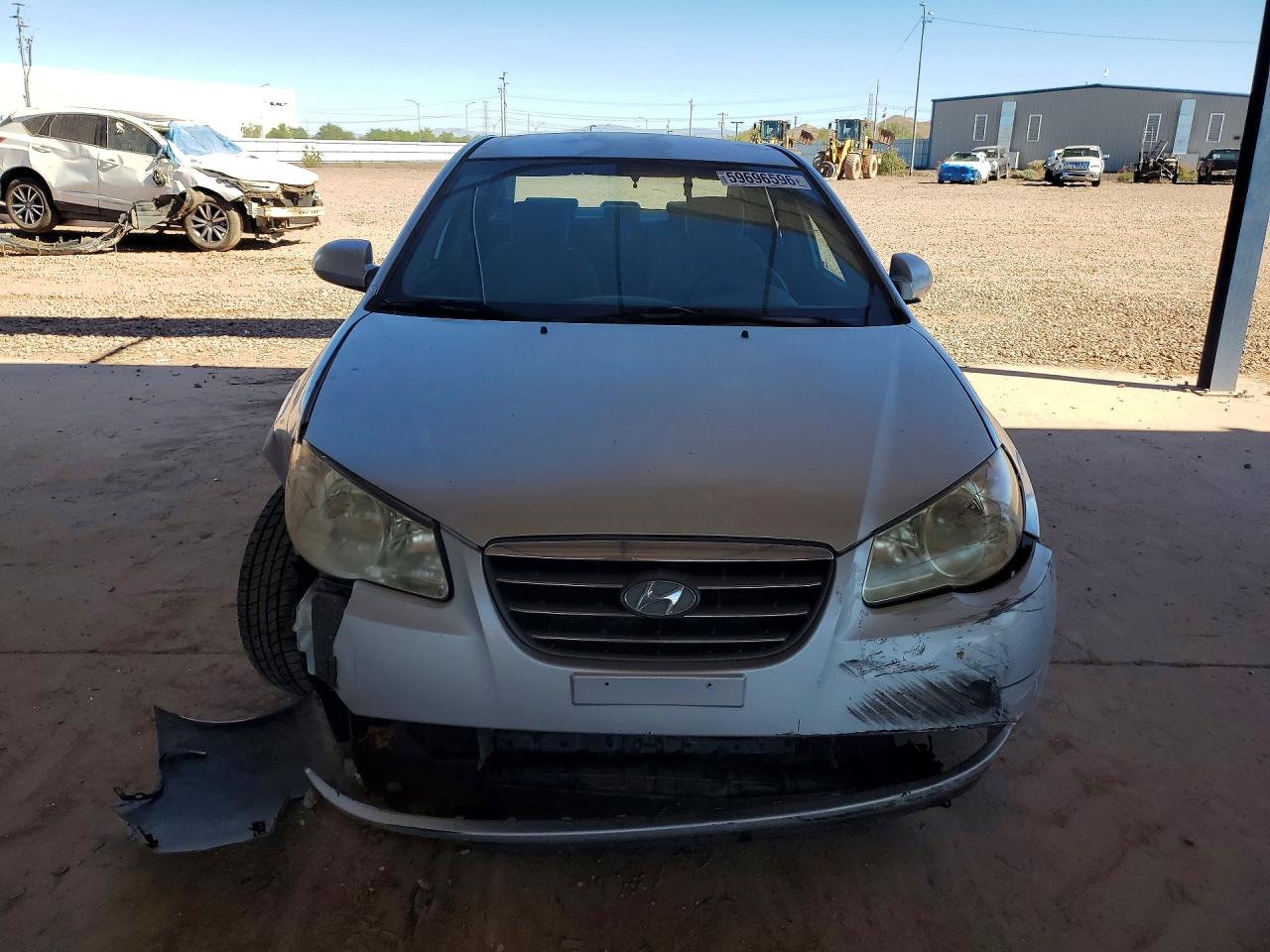 2008 Hyundai Elantra Gls Silver vin: KMHDU46D18U550475