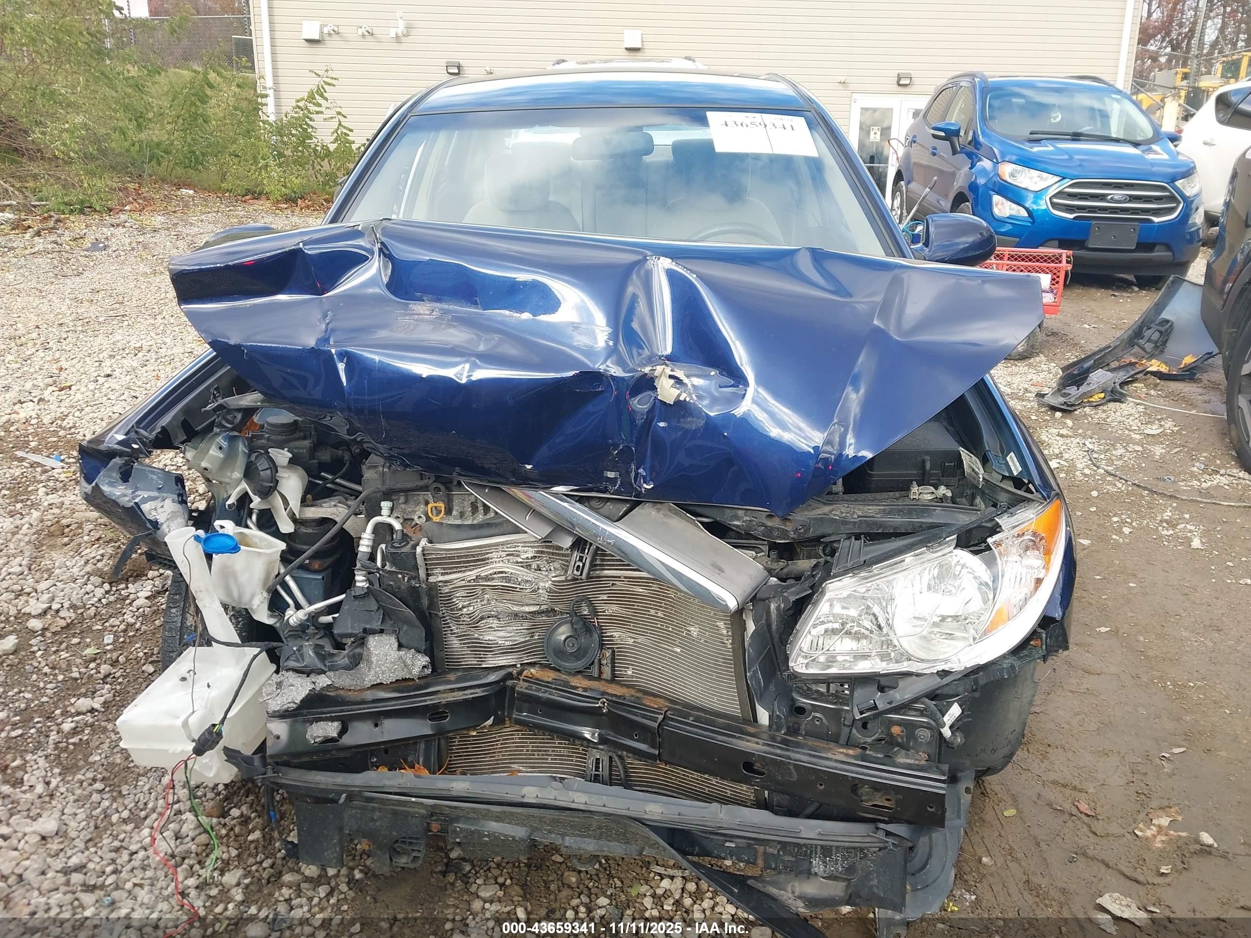 2008 Hyundai Elantra Gls/se Navy vin: KMHDU46D18U585985