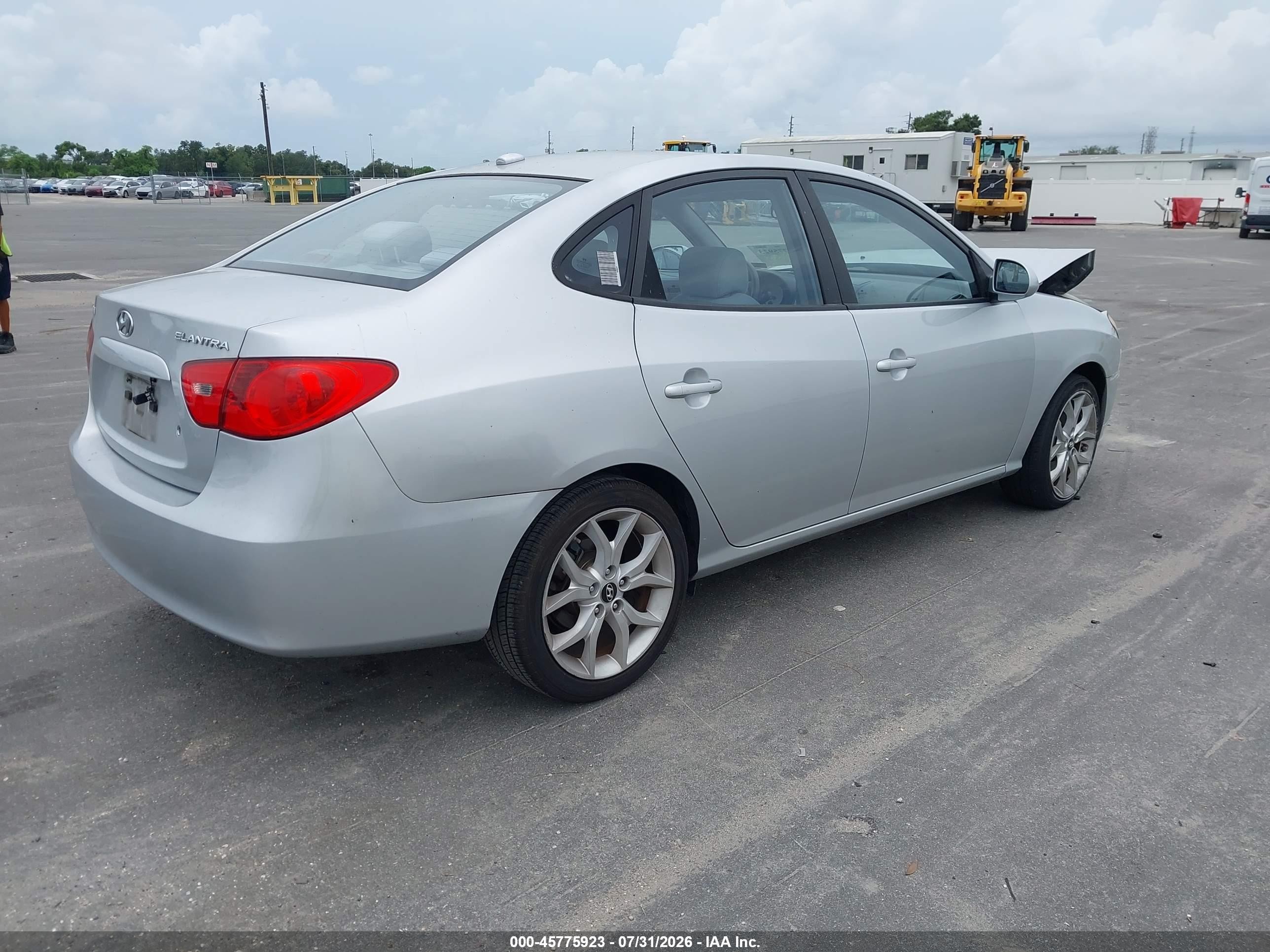 2009 Hyundai Elantra Gls Silver vin: KMHDU46D19U589634