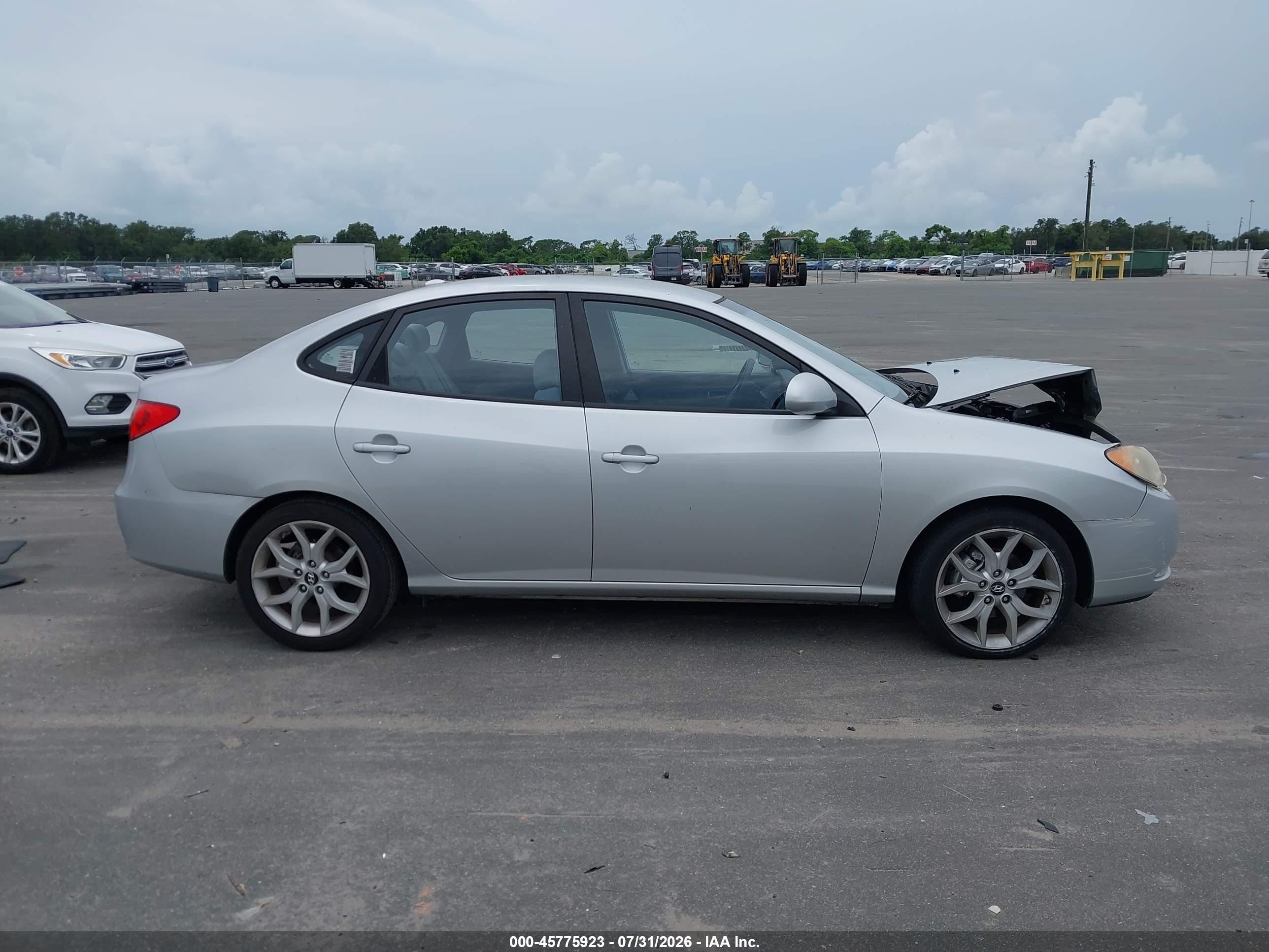2009 Hyundai Elantra Gls Silver vin: KMHDU46D19U589634