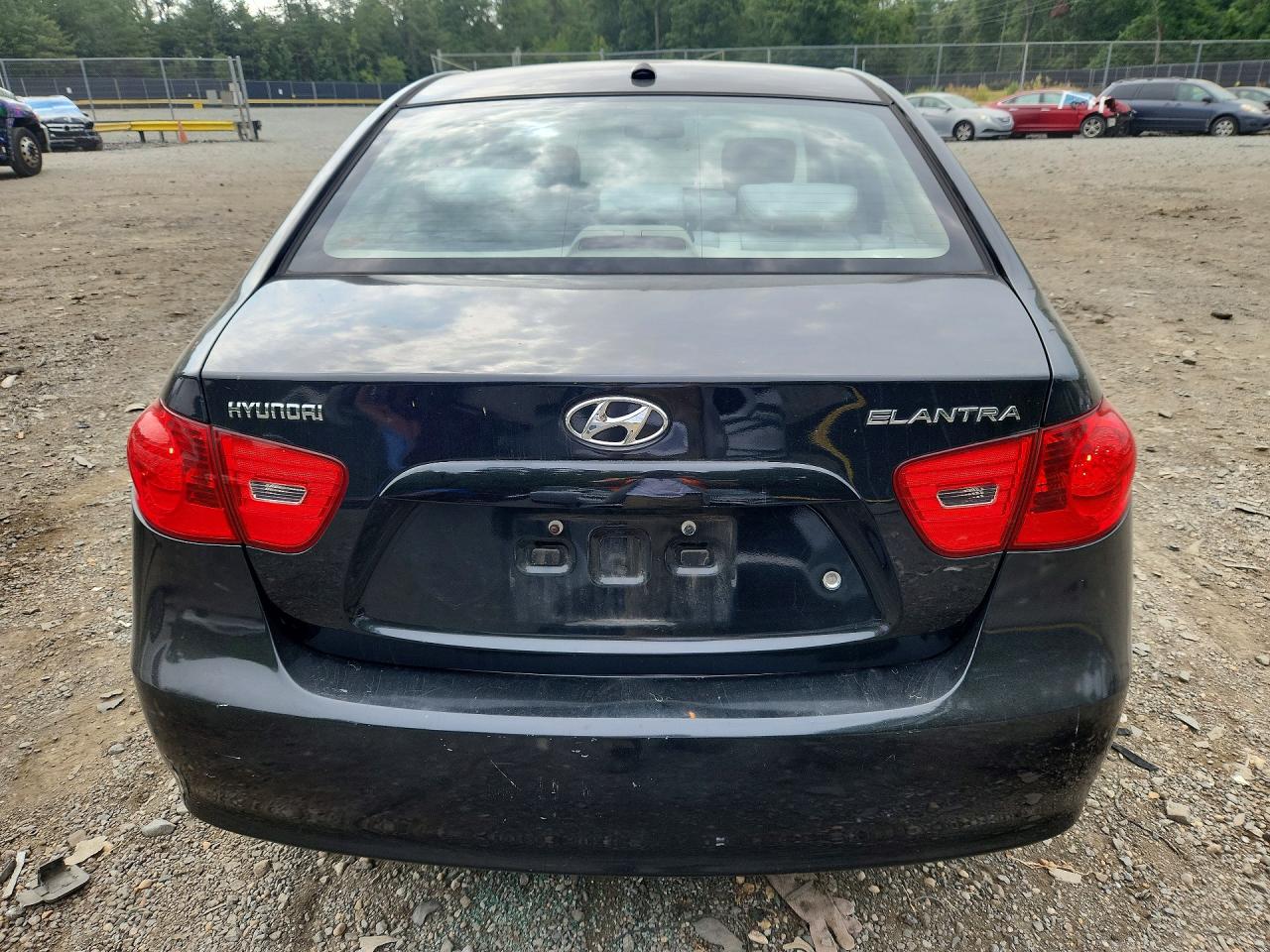 2009 Hyundai Elantra Gls Black vin: KMHDU46D19U596938