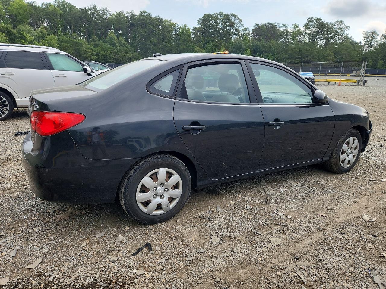 2009 Hyundai Elantra Gls Black vin: KMHDU46D19U596938