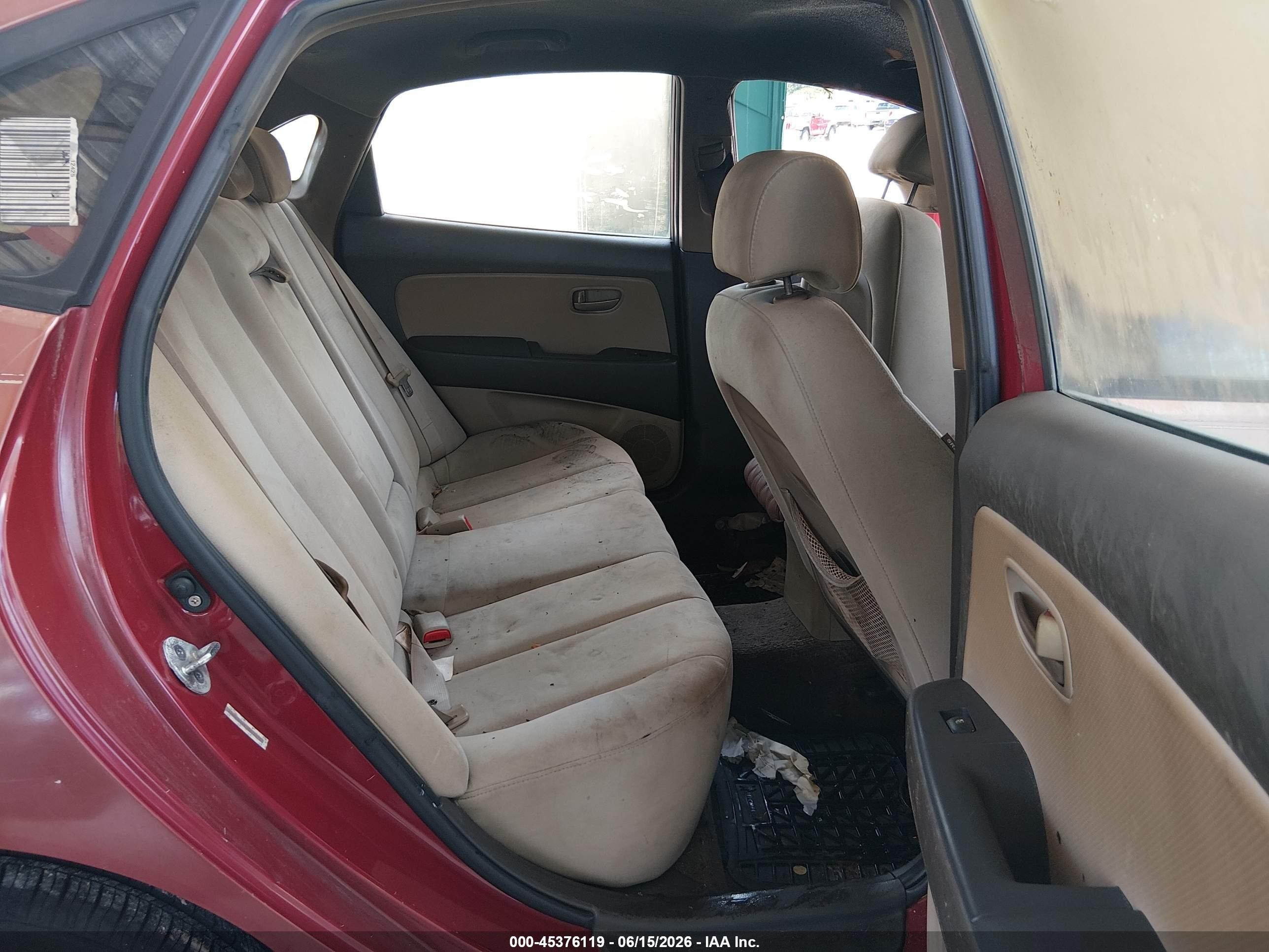 2009 Hyundai Elantra Gls Red vin: KMHDU46D19U625175
