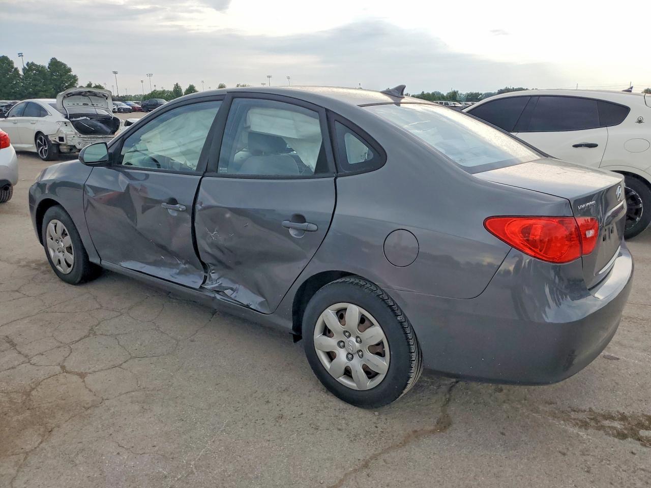 2009 Hyundai Elantra Gls Gray vin: KMHDU46D19U651016