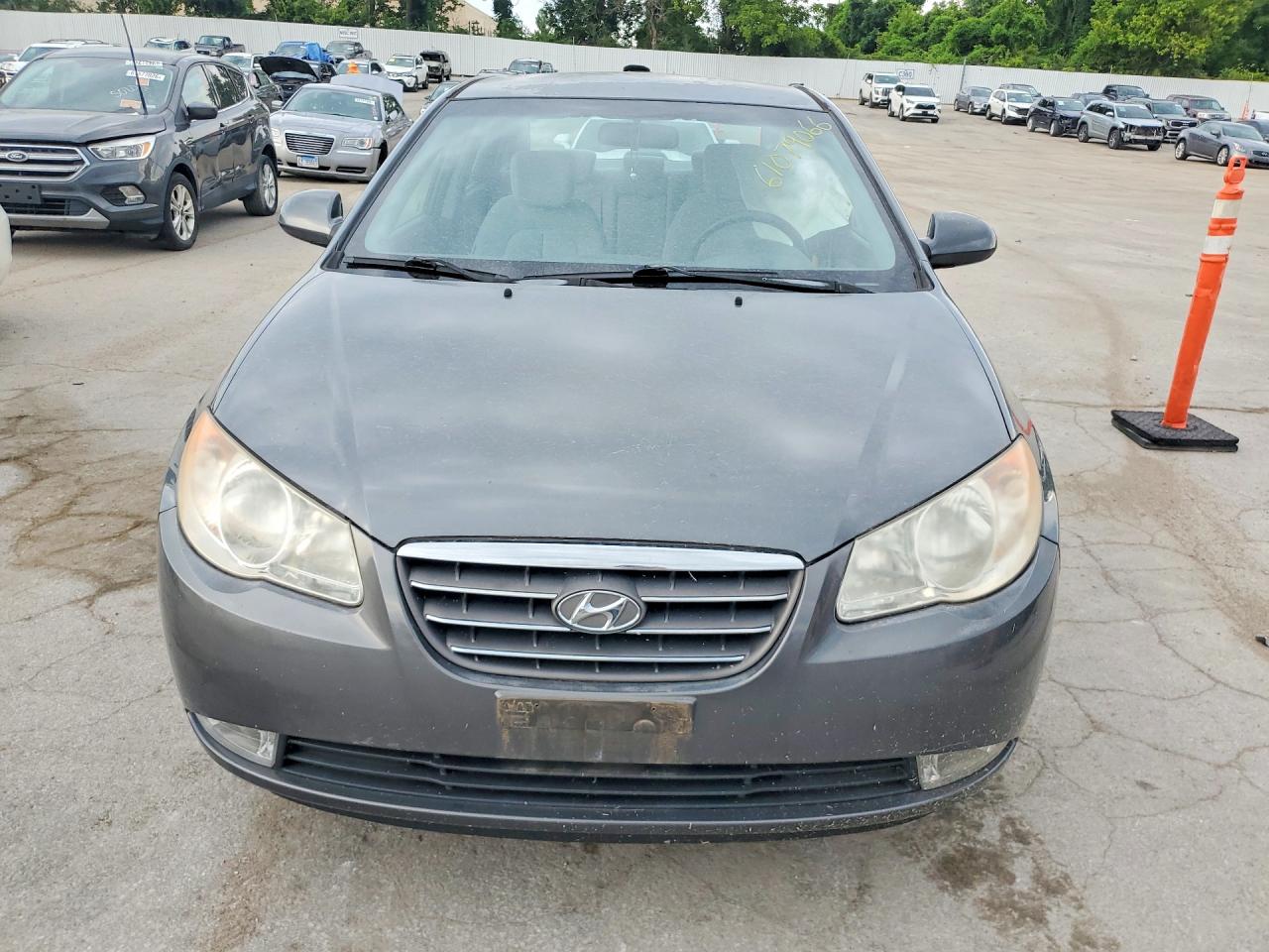 2009 Hyundai Elantra Gls Gray vin: KMHDU46D19U651016