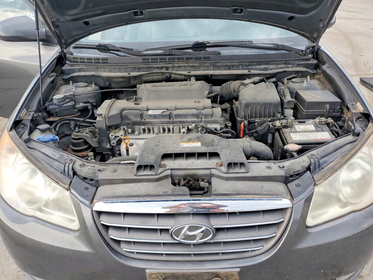 2009 Hyundai Elantra Gls Gray vin: KMHDU46D19U651016