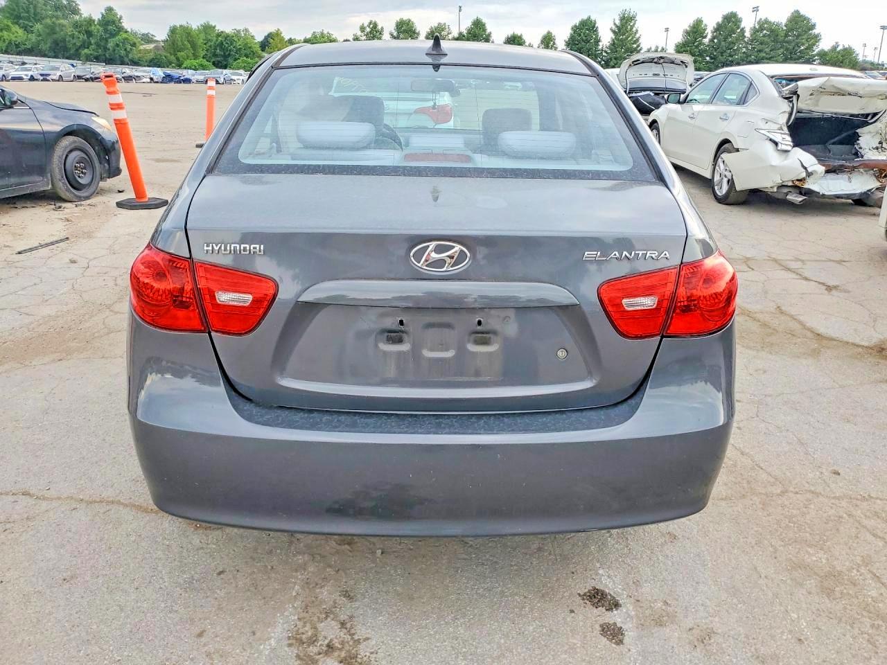 2009 Hyundai Elantra Gls Gray vin: KMHDU46D19U651016