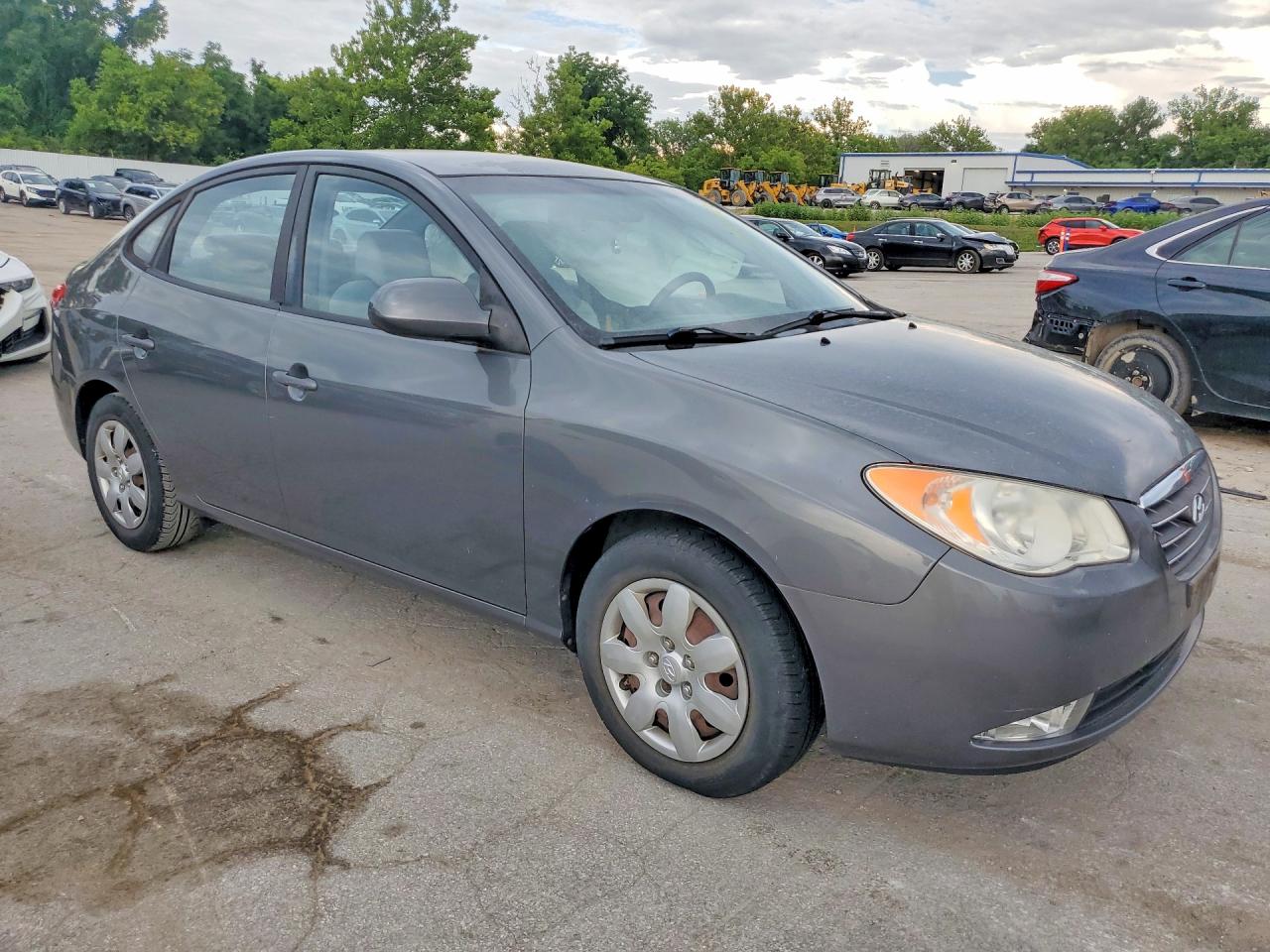 2009 Hyundai Elantra Gls Gray vin: KMHDU46D19U651016