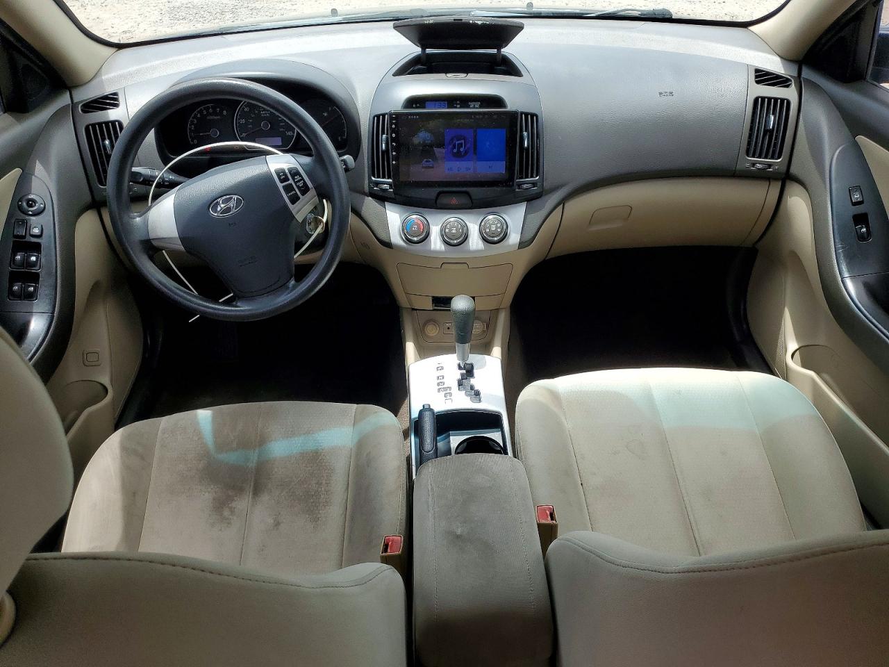2009 Hyundai Elantra Gls Черный vin: KMHDU46D19U651730