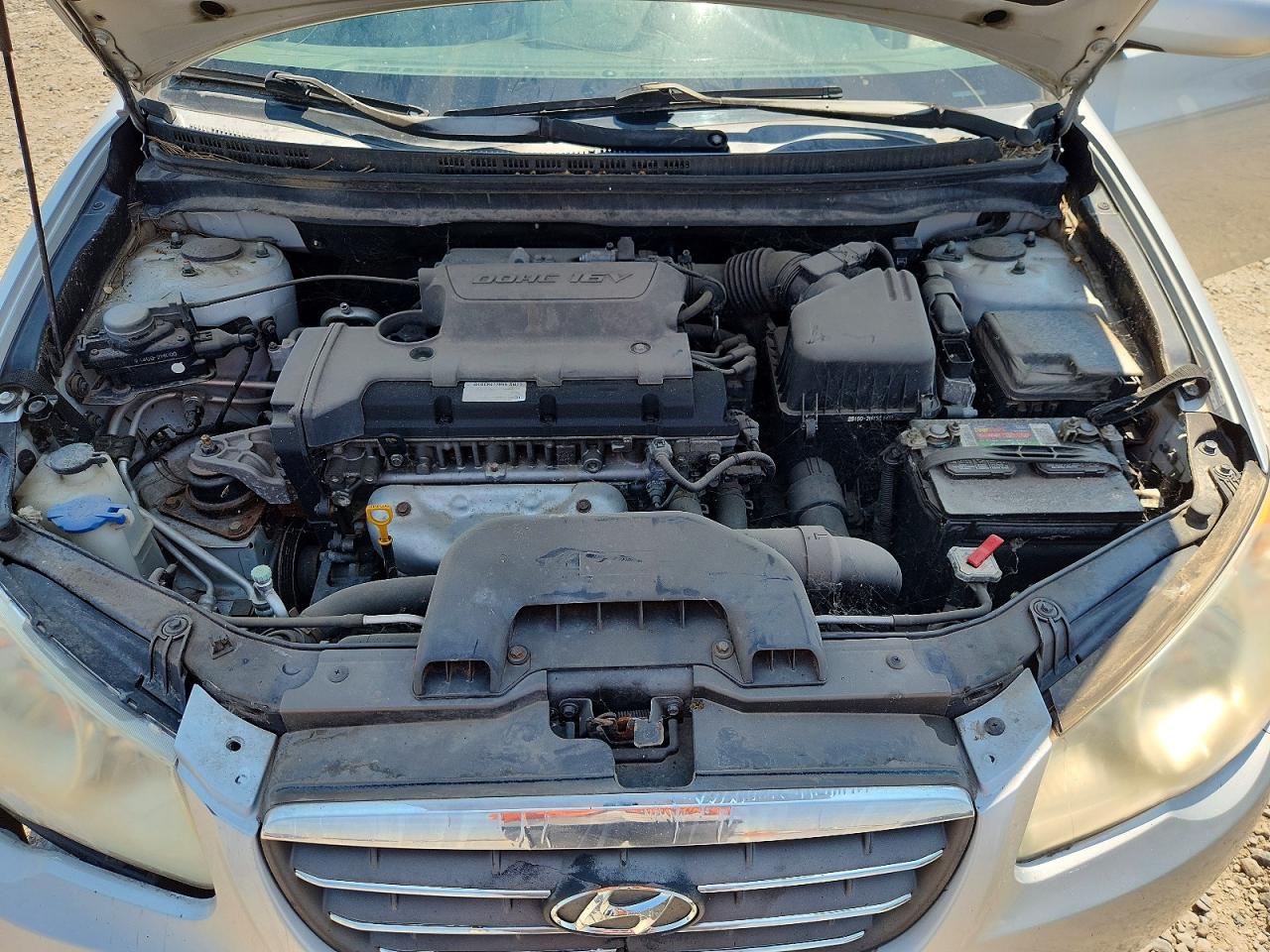 2010 Hyundai Elantra Se Silver vin: KMHDU46D19U661769