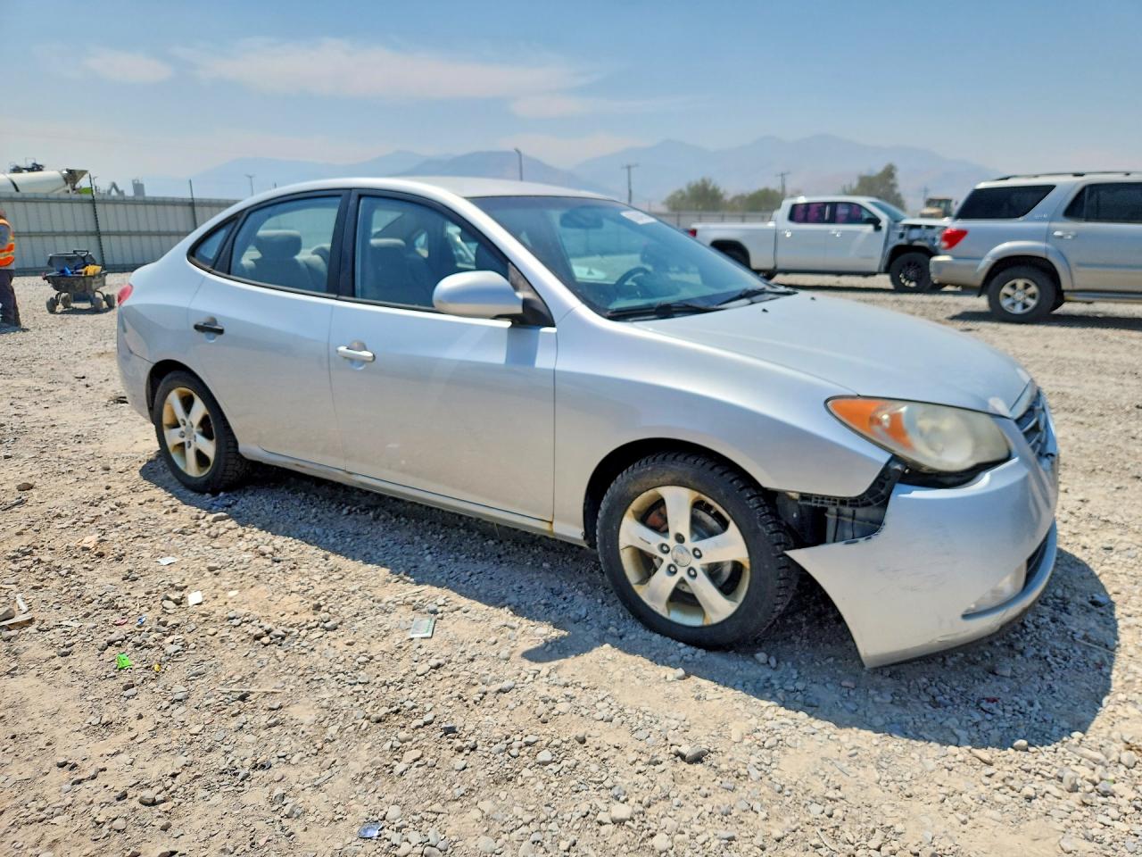 2010 Hyundai Elantra Se Silver vin: KMHDU46D19U661769