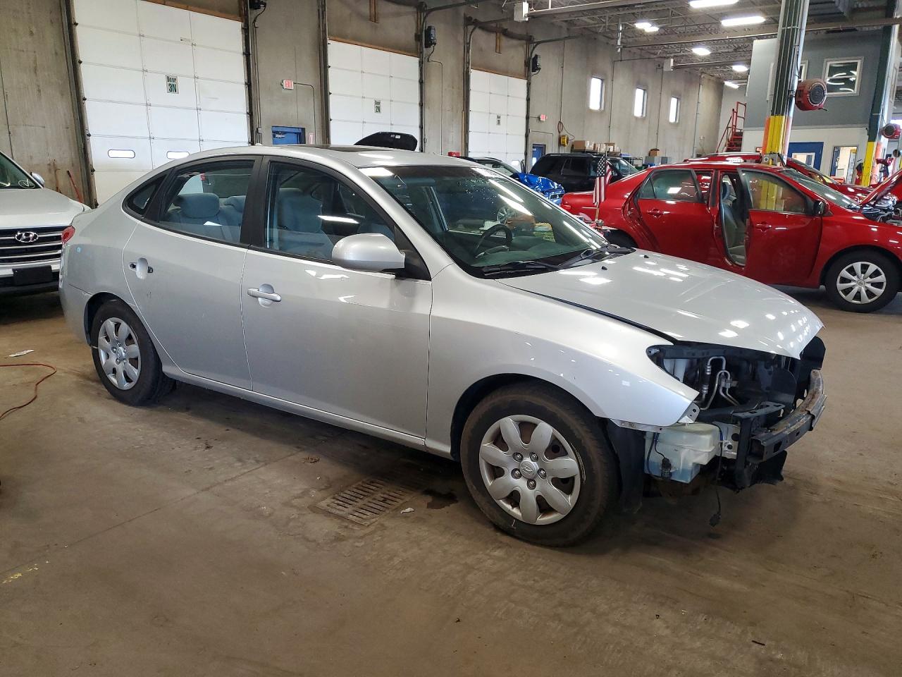 2009 Hyundai Elantra Gls Silver vin: KMHDU46D19U688843