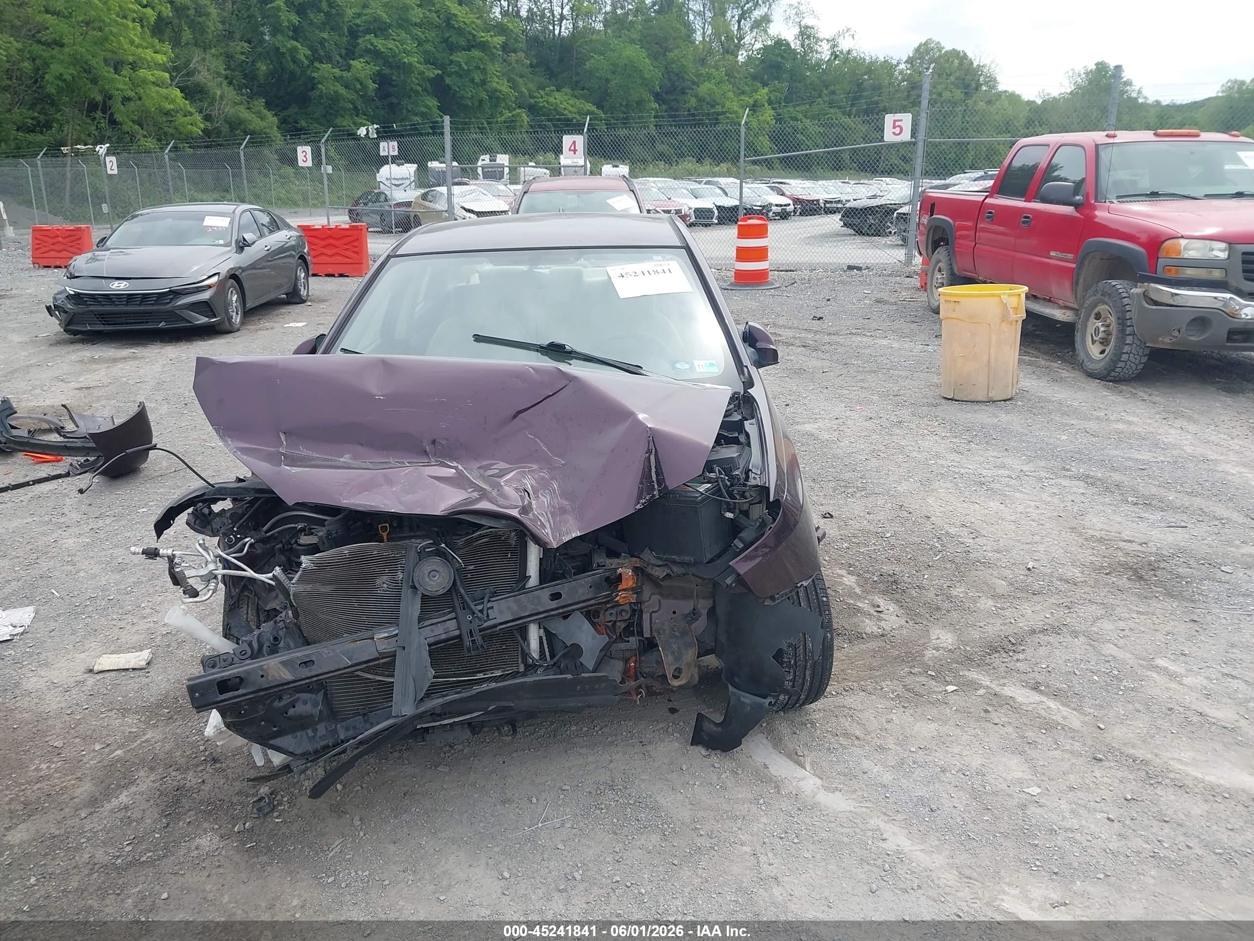 2009 Hyundai Elantra Gls Maroon vin: KMHDU46D19U756204