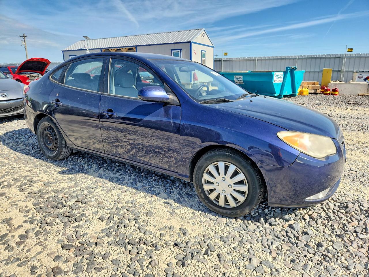 2009 Hyundai Elantra Gls Blue vin: KMHDU46D19U809919
