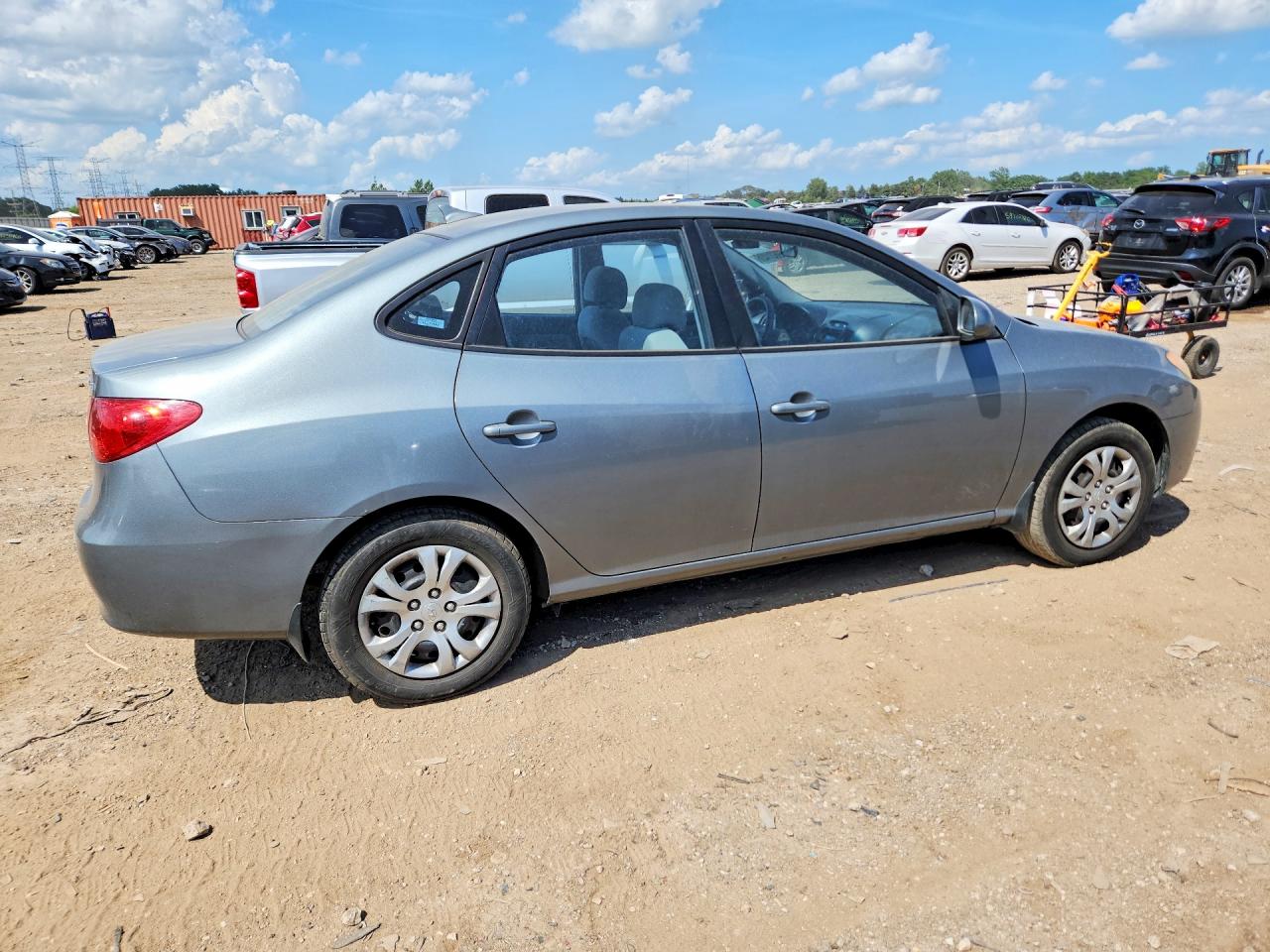 2009 Hyundai Elantra Gls Gray vin: KMHDU46D19U810648