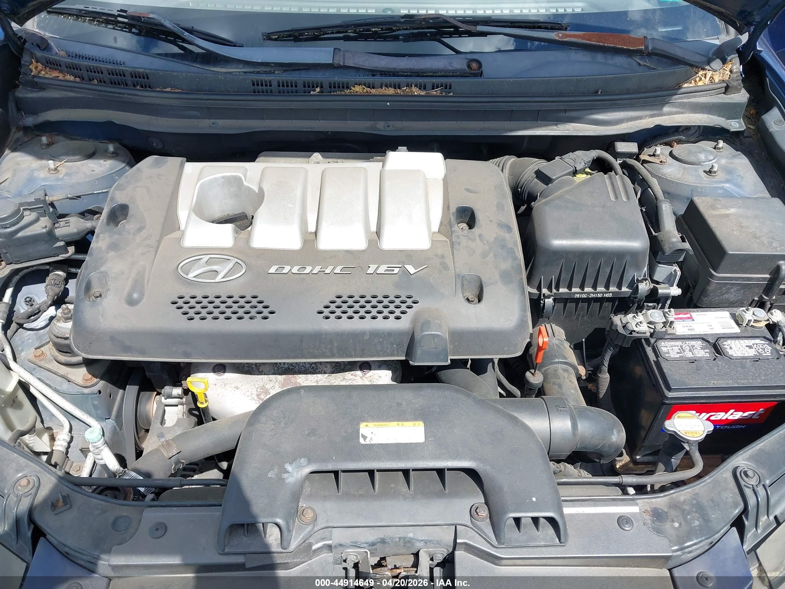 2007 Hyundai Elantra Gls/limited/se Blue vin: KMHDU46D27U025813