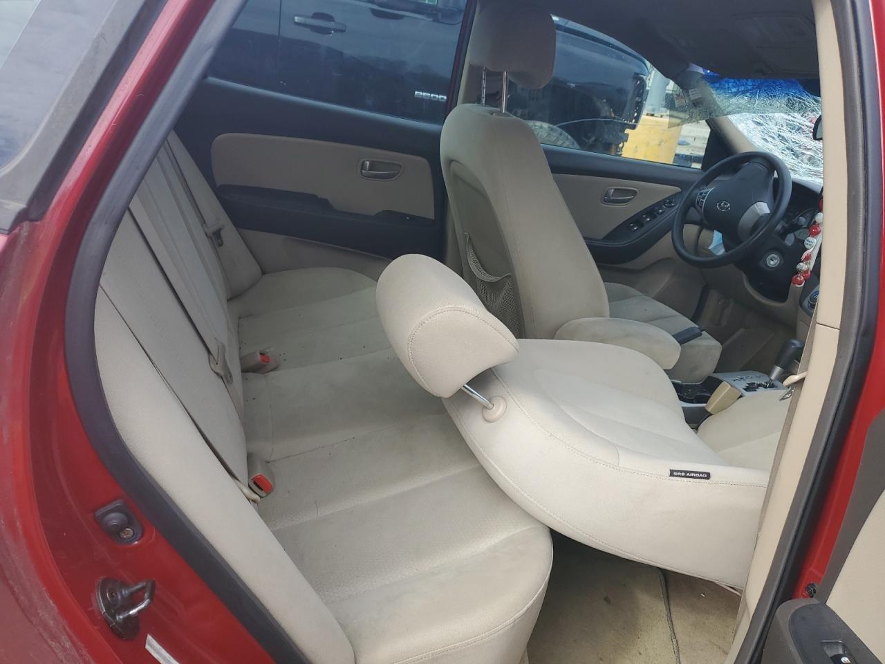 2007 Hyundai Elantra Gls Бордовый vin: KMHDU46D27U029019