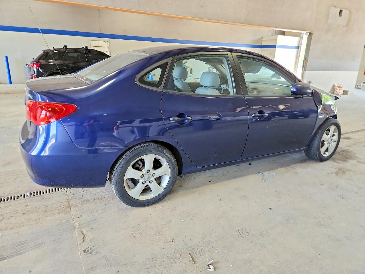 2007 Hyundai Elantra Gls Blue vin: KMHDU46D27U098373