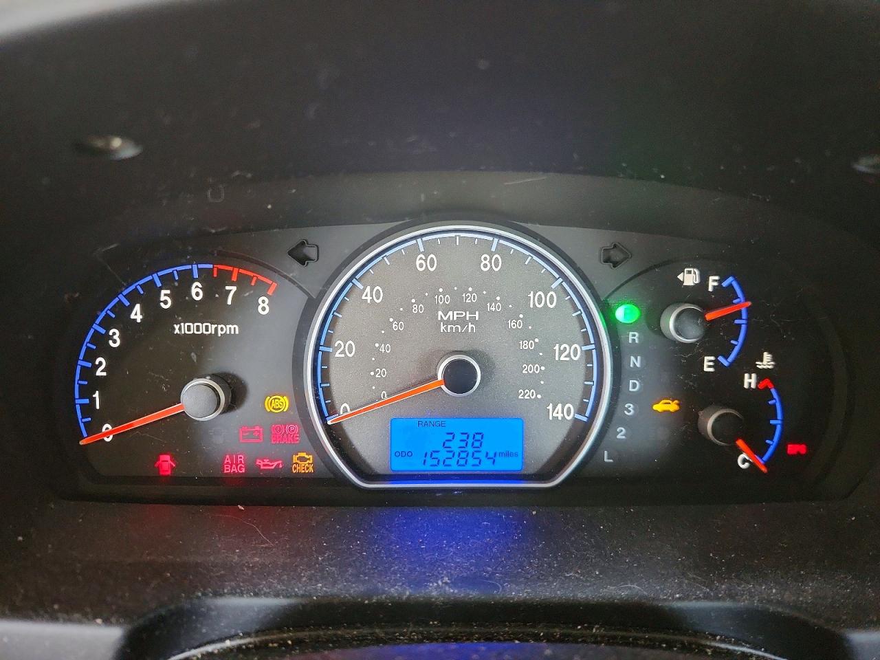 2007 Hyundai Elantra Gls Blue vin: KMHDU46D27U098373