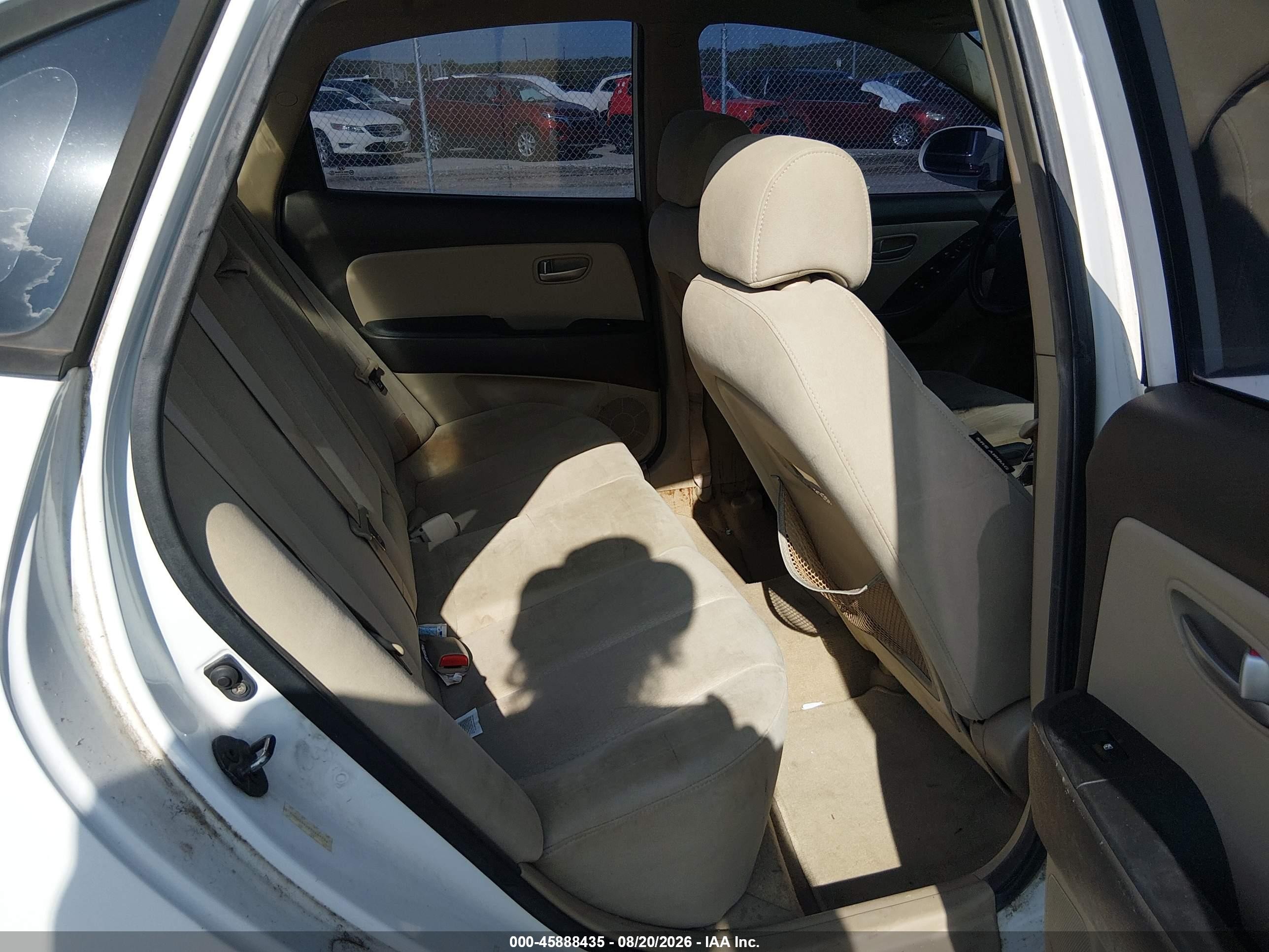 2007 Hyundai Elantra Gls/ltd/se Белый vin: KMHDU46D27U147734