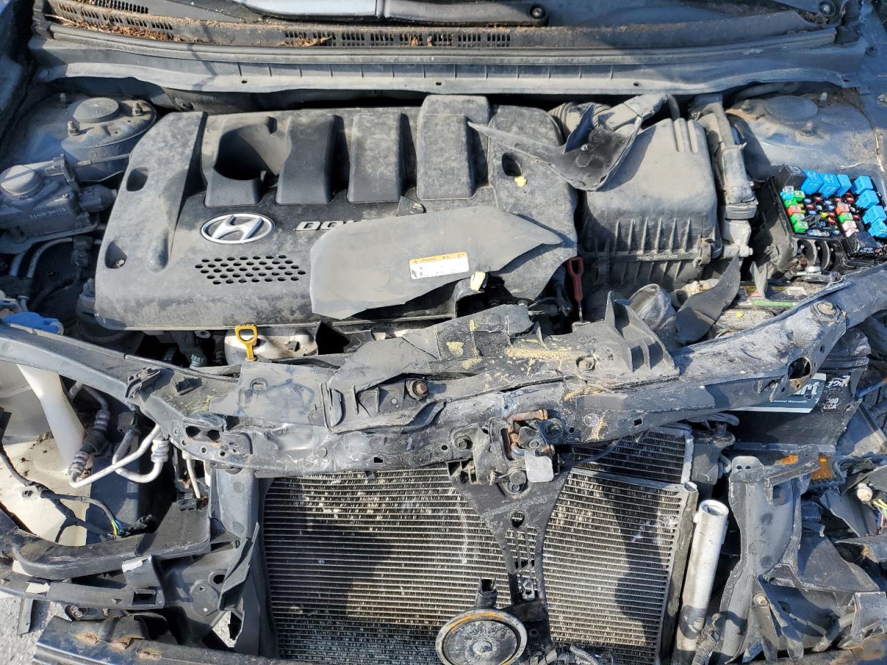 2007 Hyundai Elantra Gls Blue vin: KMHDU46D27U176215