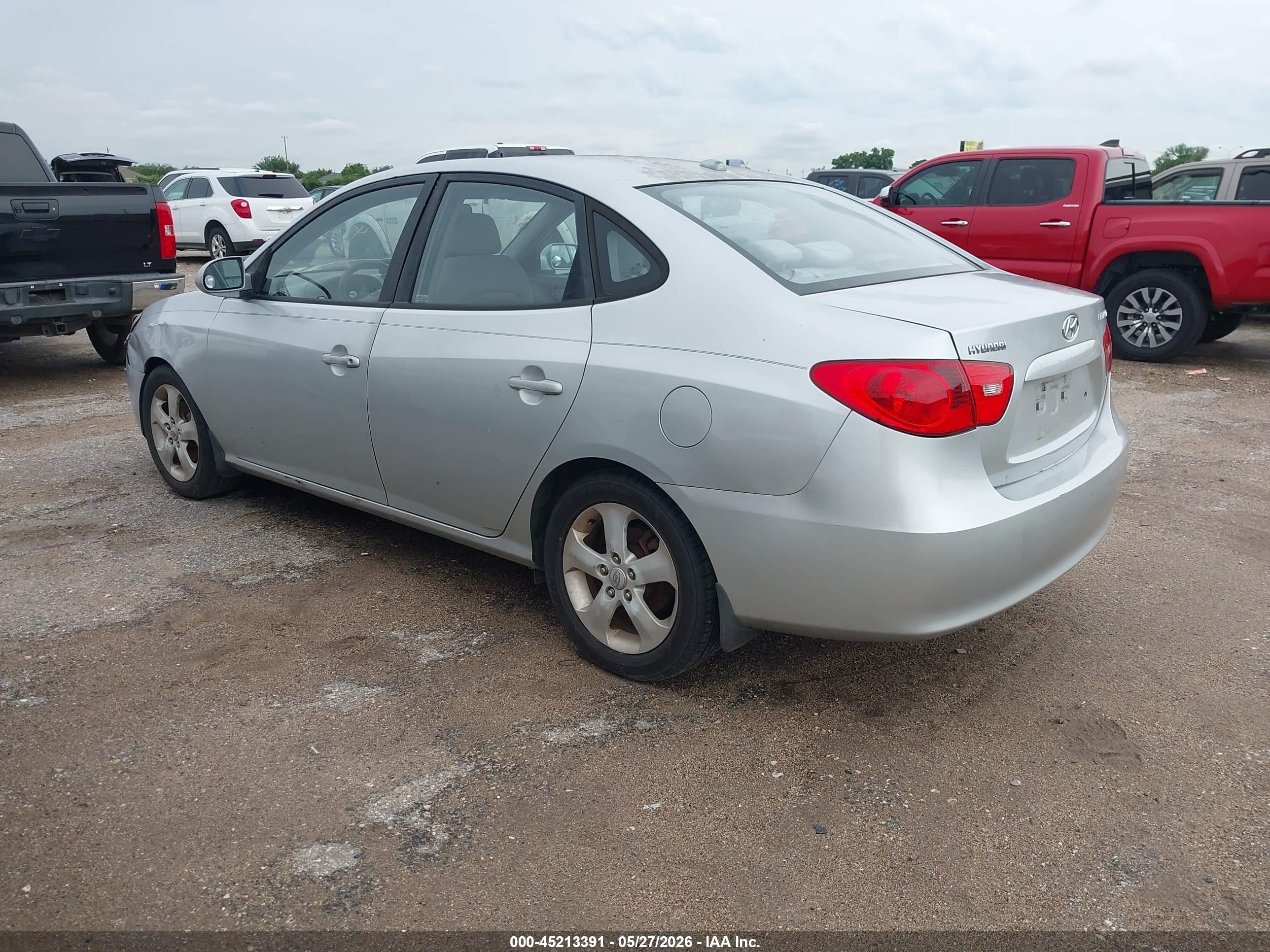 2007 Hyundai Elantra Gls/limited/se Silver vin: KMHDU46D27U190762