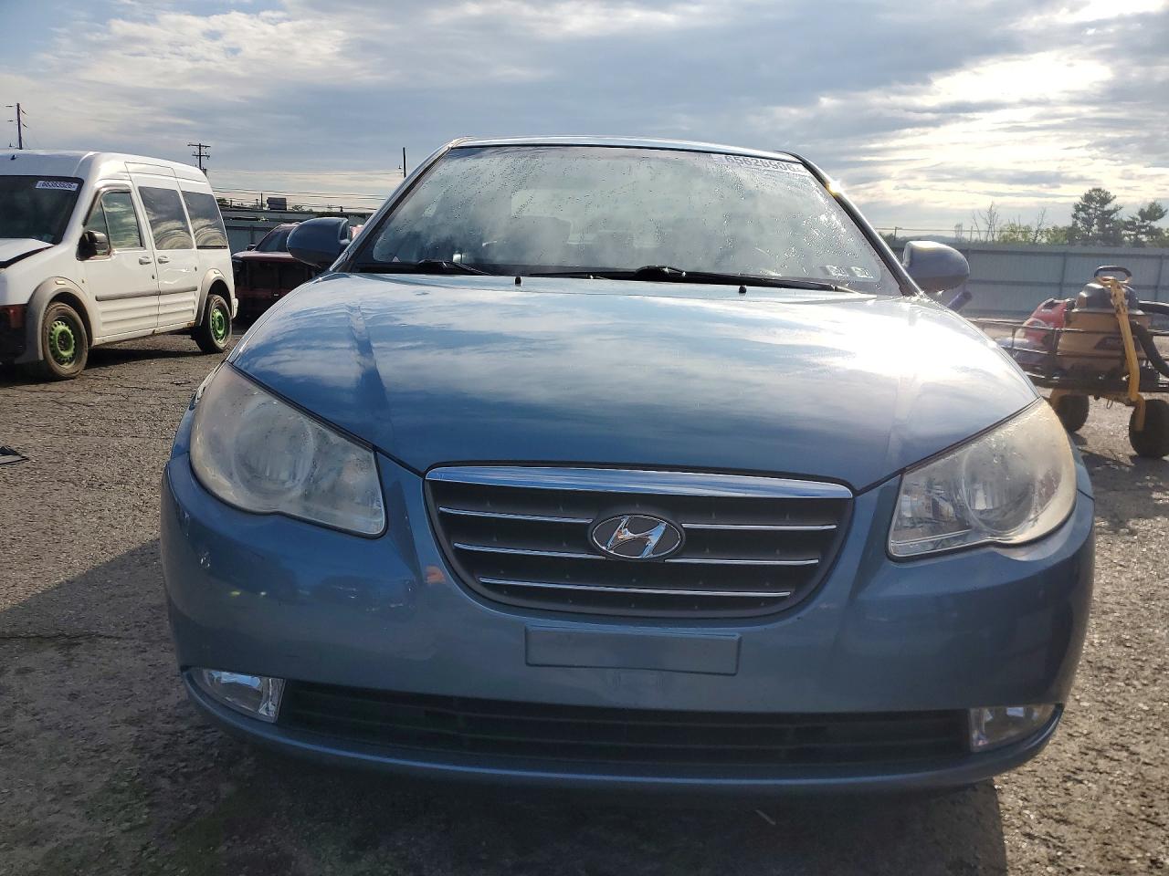 2007 Hyundai Elantra Gls Blue vin: KMHDU46D27U202196