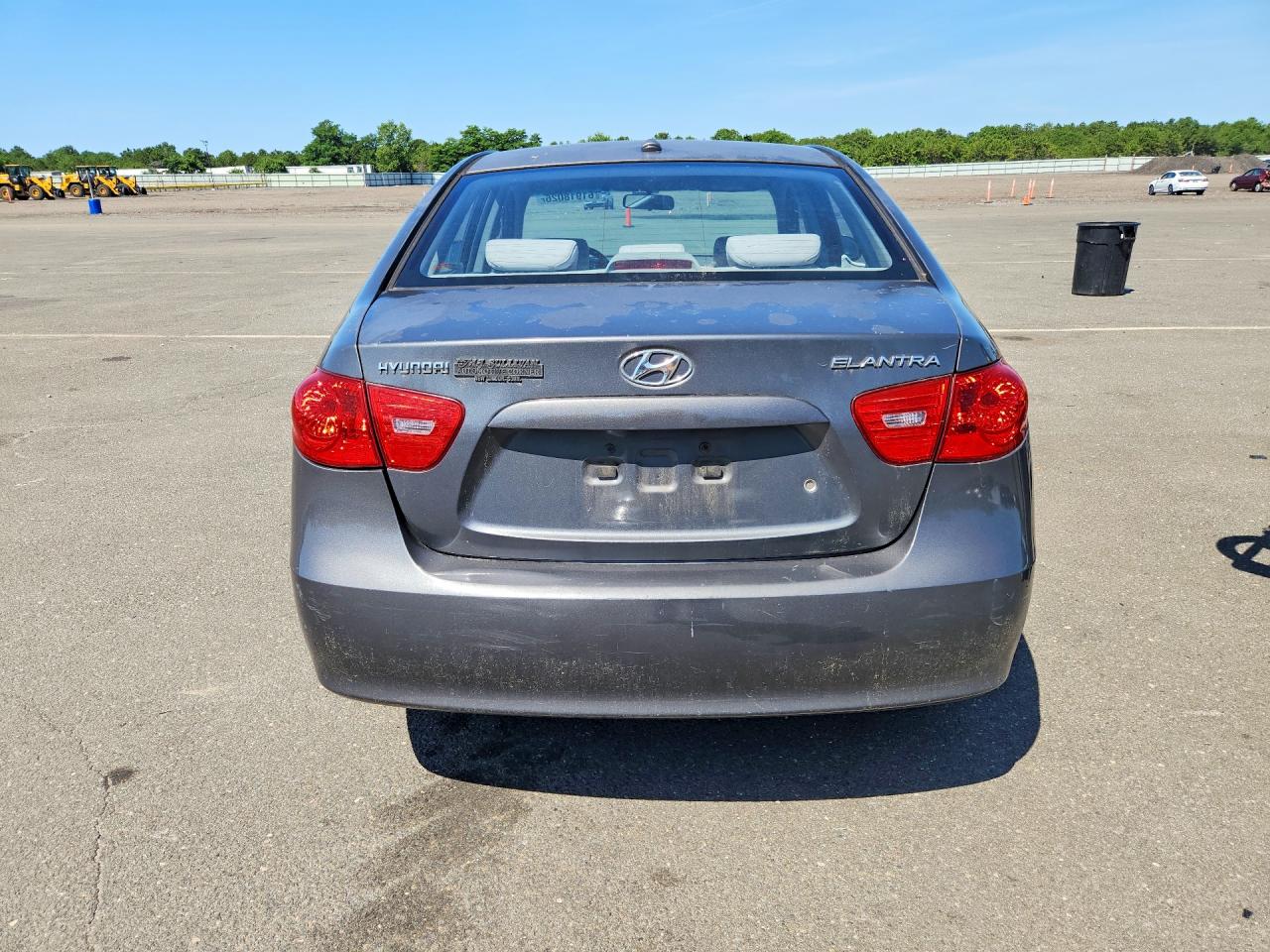 2007 Hyundai Elantra Gls Gray vin: KMHDU46D27U218995