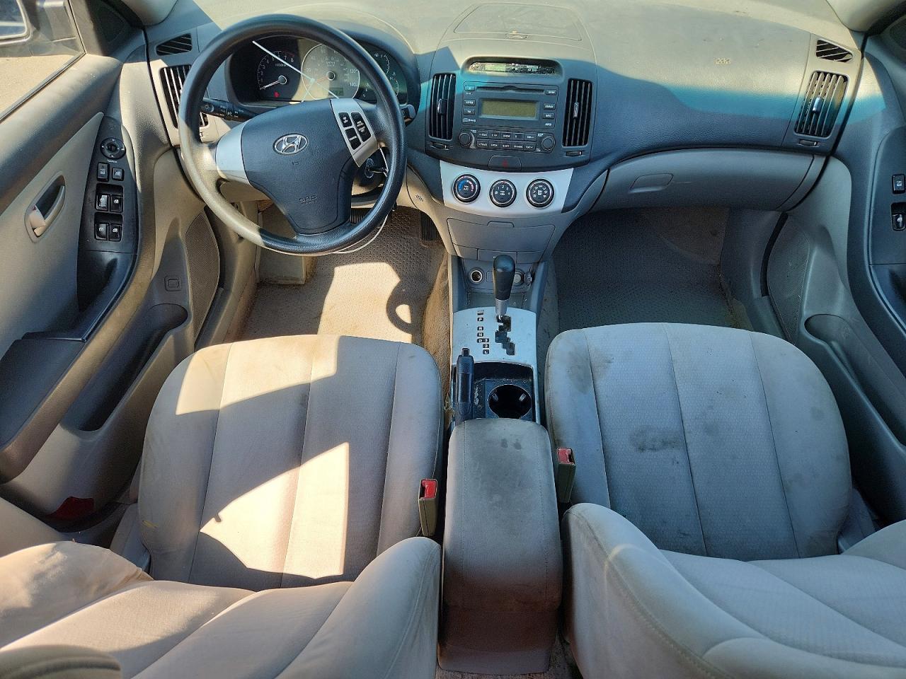 2007 Hyundai Elantra Gls Gray vin: KMHDU46D27U218995