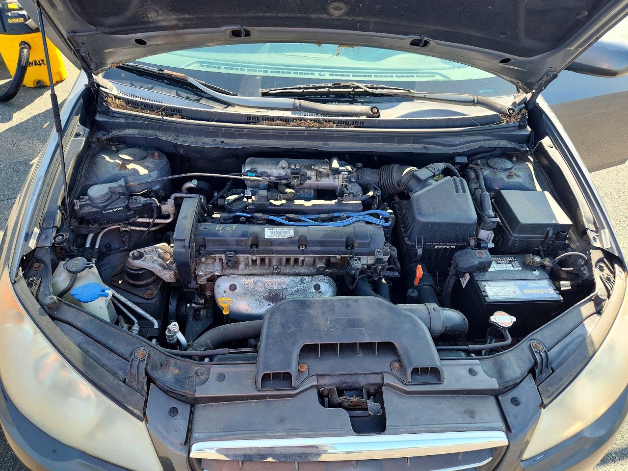 2007 Hyundai Elantra Gls Gray vin: KMHDU46D27U218995
