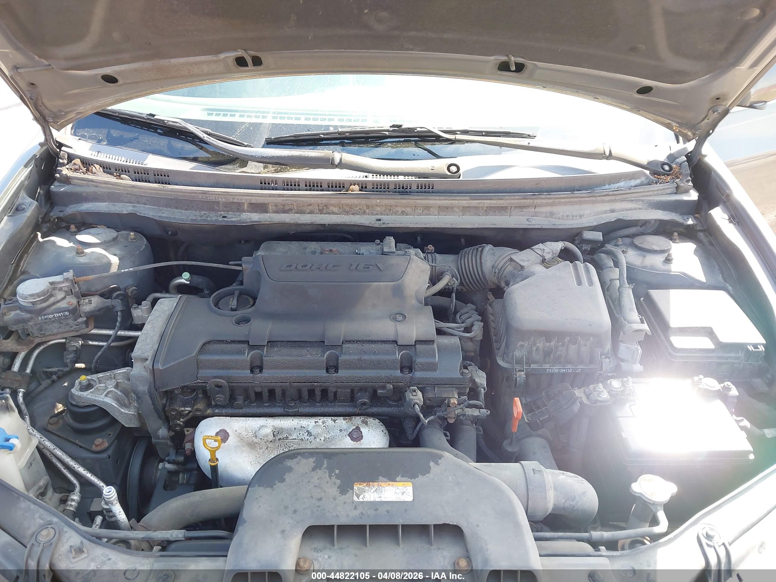 2008 Hyundai Elantra Gls/se Gray vin: KMHDU46D28U283329