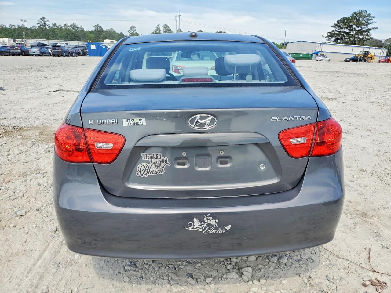2008 Hyundai Elantra Gls Gray vin: KMHDU46D28U313378