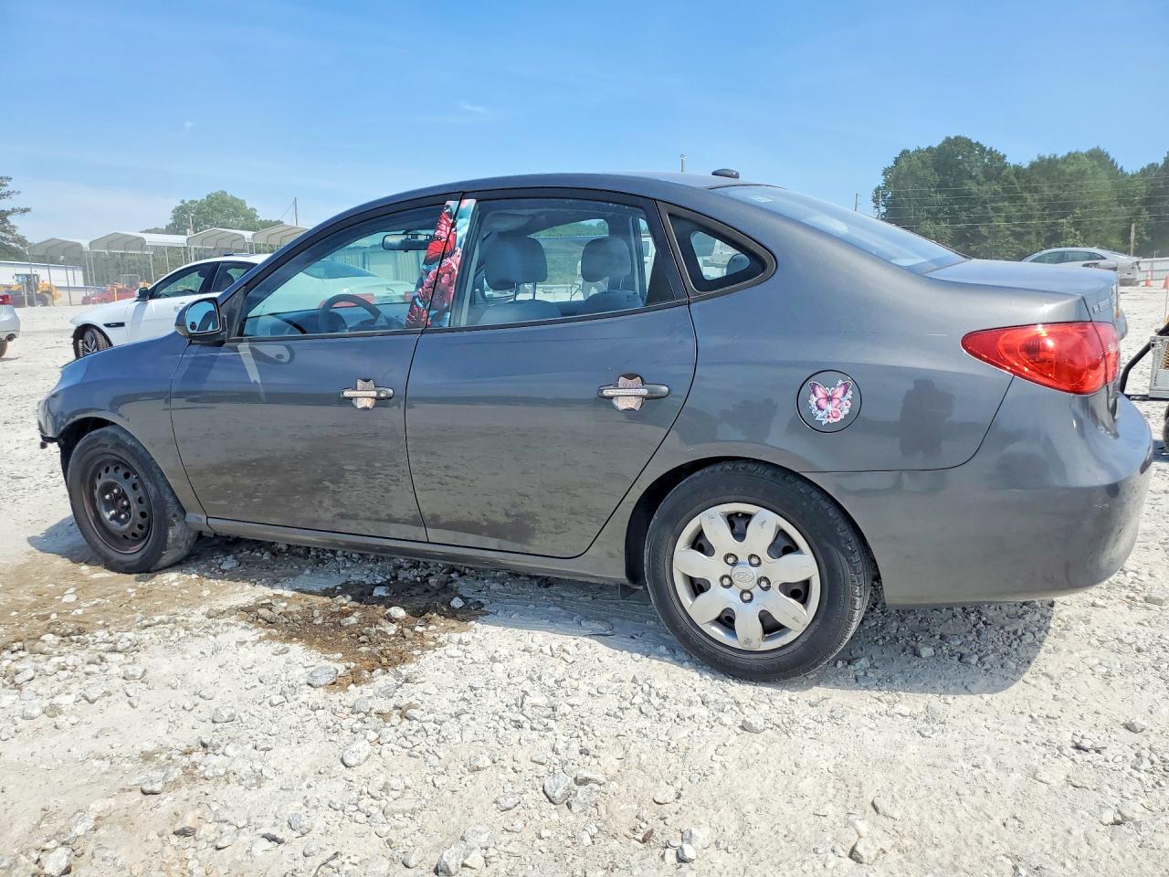 2008 Hyundai Elantra Gls Gray vin: KMHDU46D28U313378