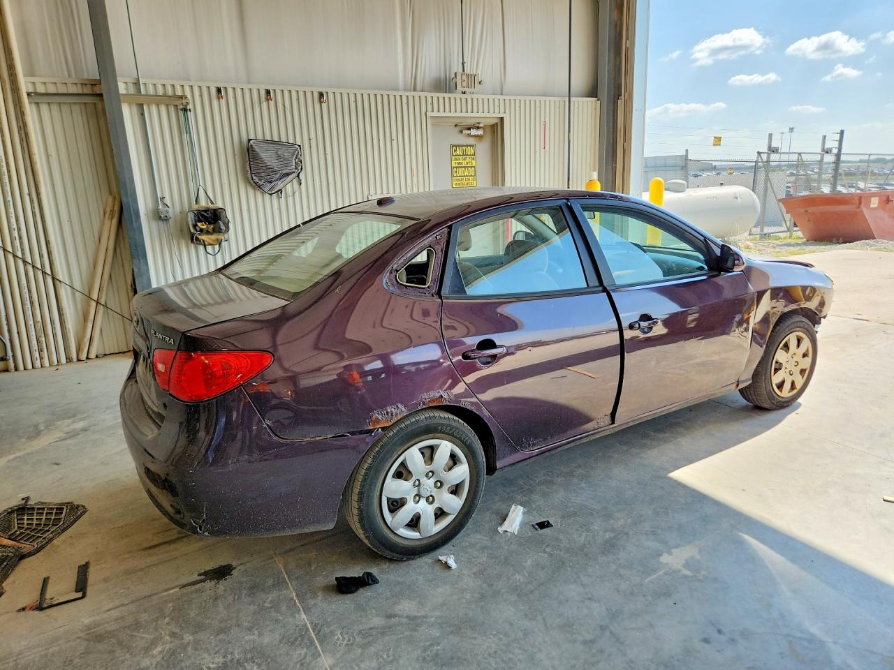 2008 Hyundai Elantra Gls Purple vin: KMHDU46D28U341911