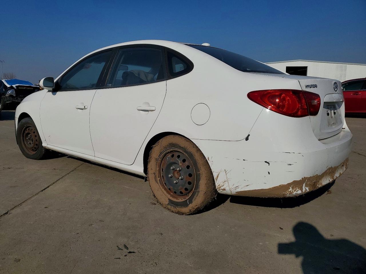 2008 Hyundai Elantra Gls White vin: KMHDU46D28U347238