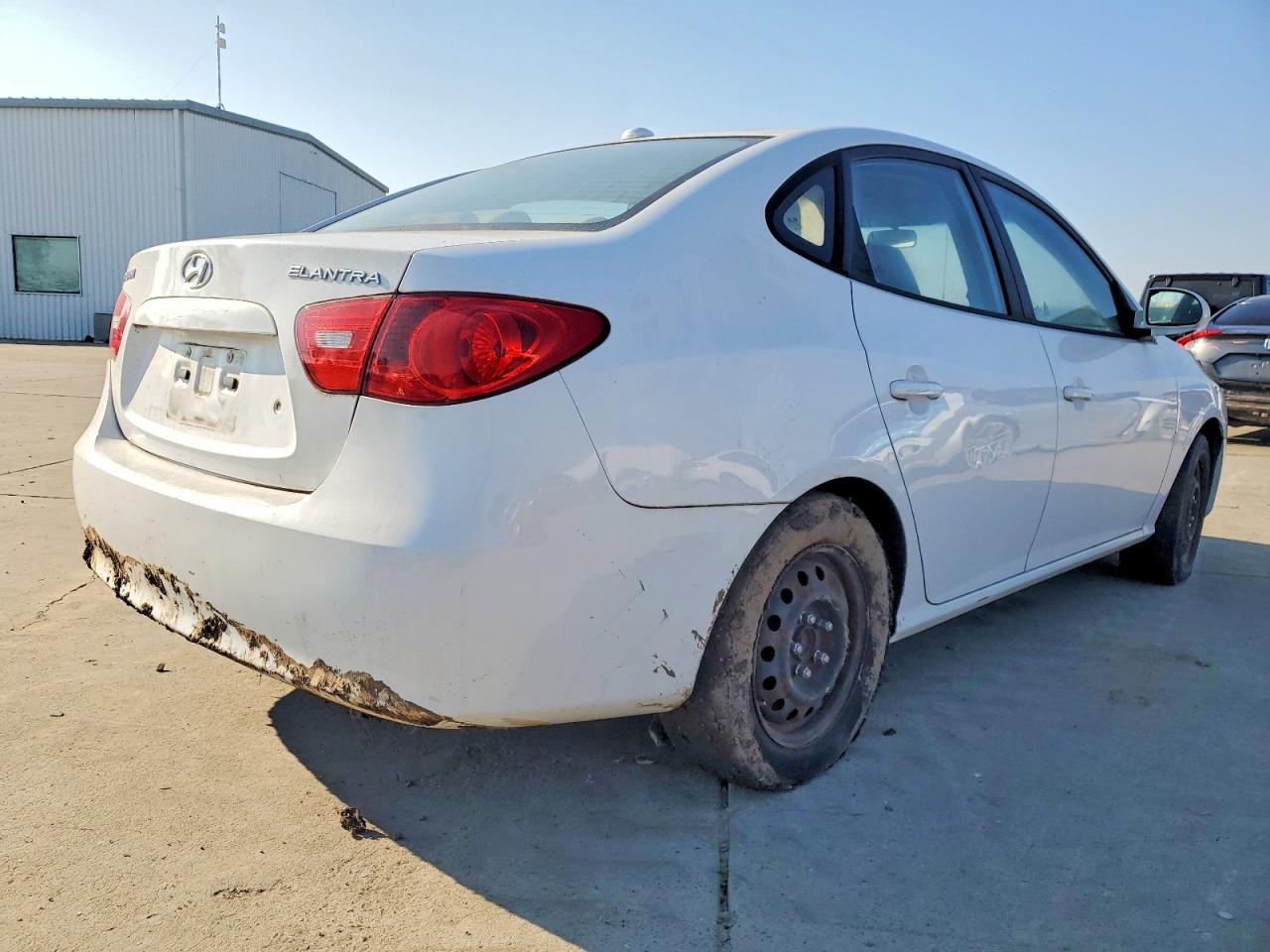 2008 Hyundai Elantra Gls White vin: KMHDU46D28U347238
